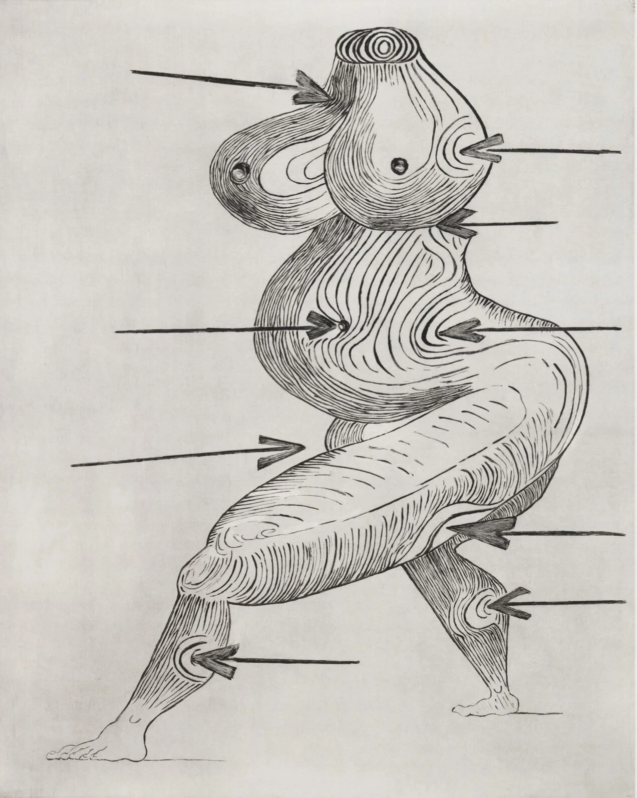  “Sainte Sebastienne.” Louise Bourgeois. Museum of Modern Art.