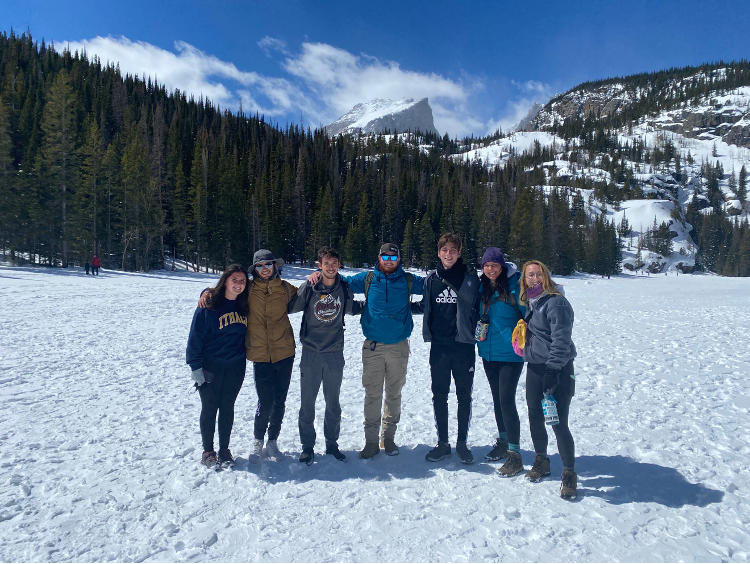 My team and I in Rocky Mountains National Park!