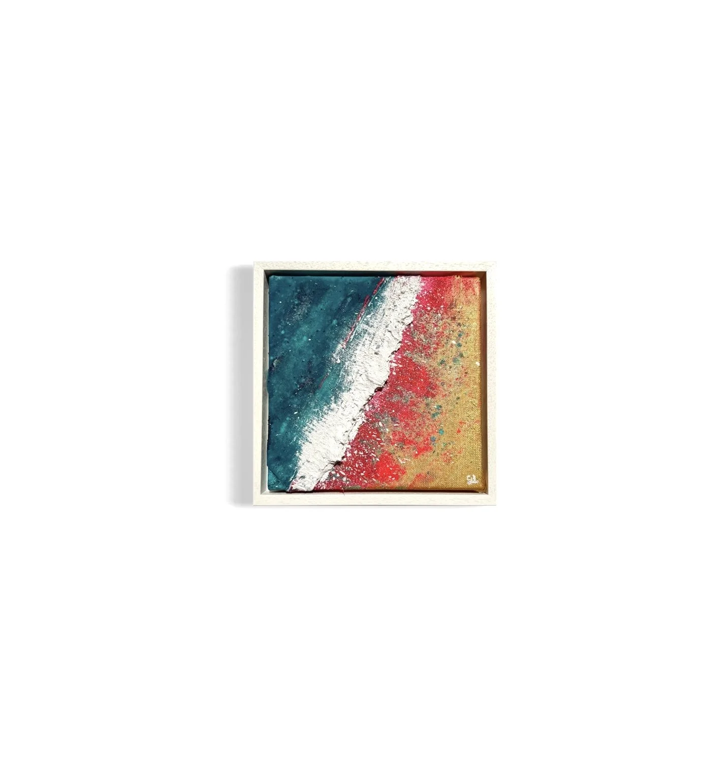 'Surf Stitched' Original Textured Painting