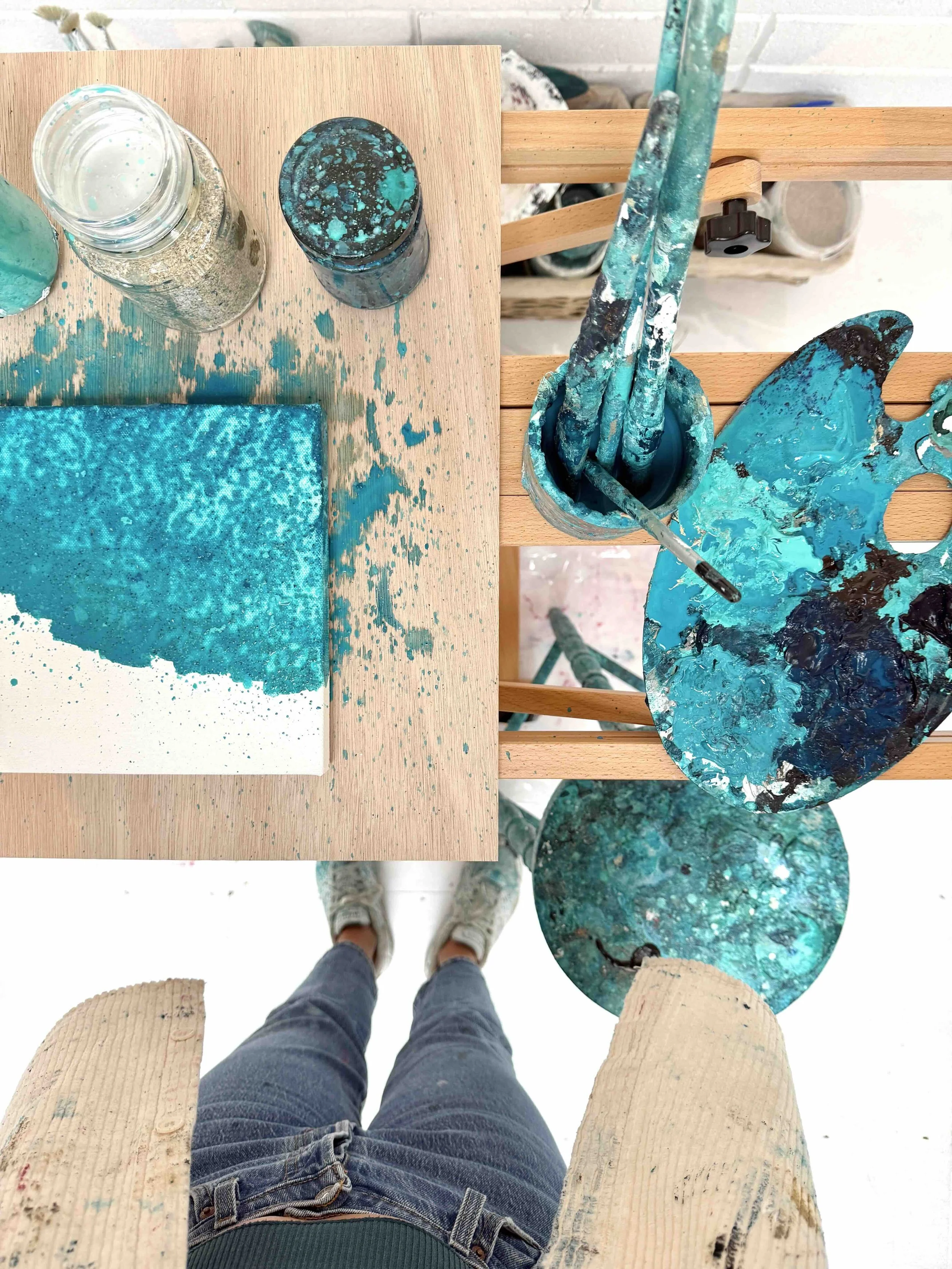 Working in the new studio.jpeg