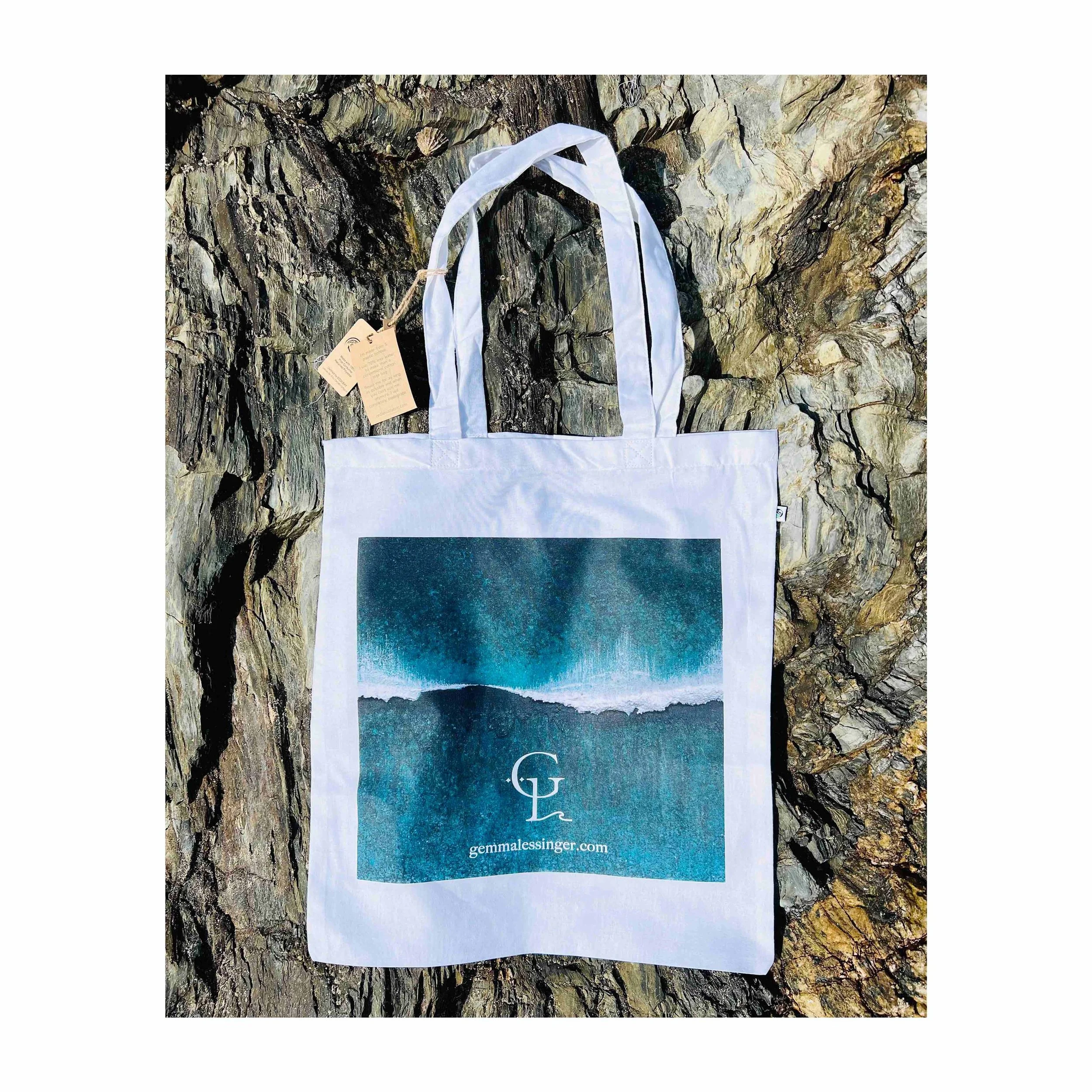 'Creating Waves From Waste' Tote Bag