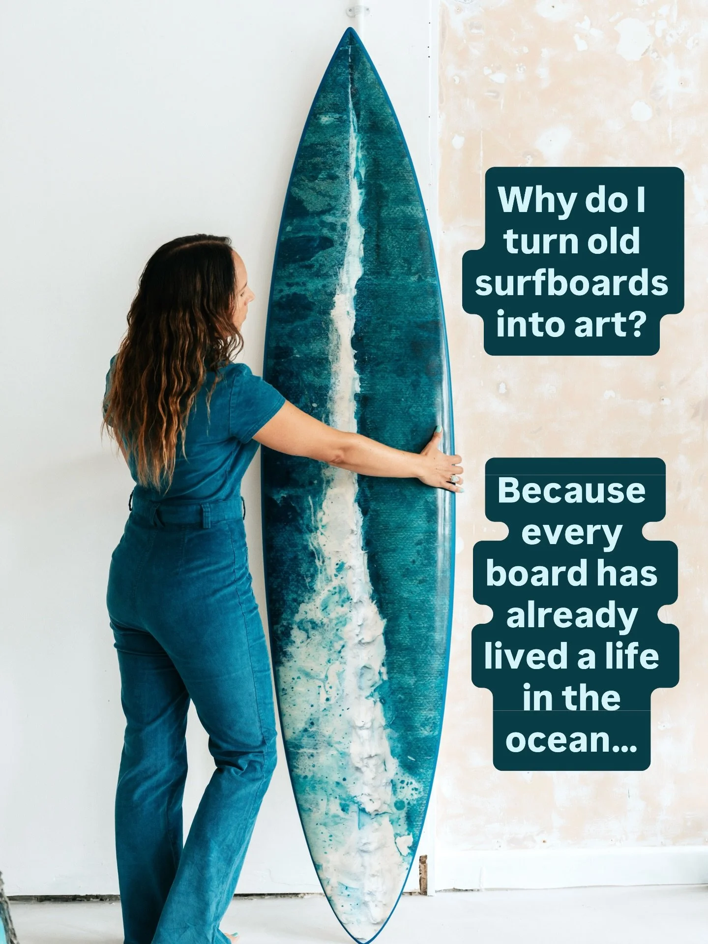 Surfboards were never meant to hang on walls.

They were built to cut through waves.
To be waxed before sunrise. Carried across beaches. Leant against salty walls after long days in the water.

Which is exactly why I love turning old, retired boards 