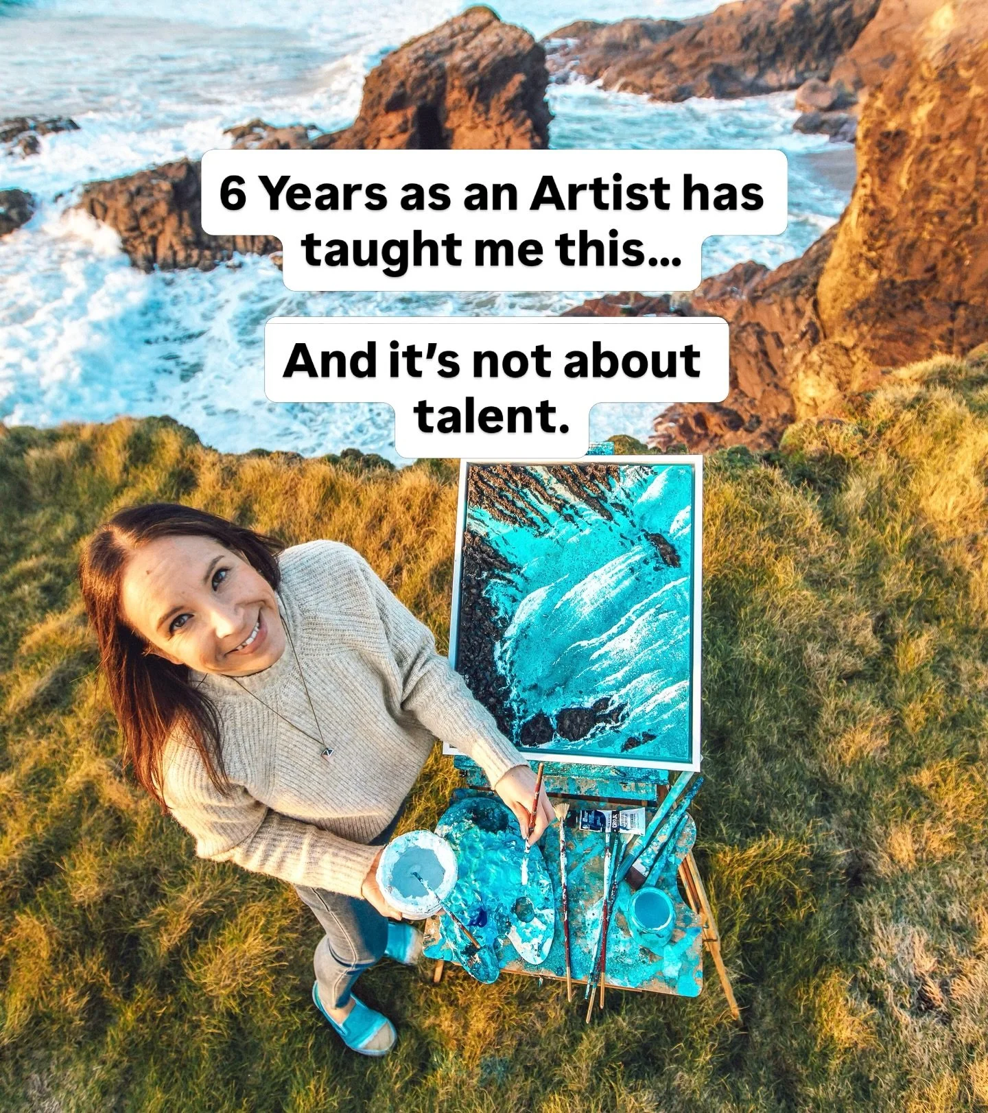 It&rsquo;s been 6 years this week since I started my art business 🥹🎉🥳🙌🏻

What began as painting the coastline has become something much deeper - a way of seeing, creating, and moving through life.

Here&rsquo;s what it&rsquo;s taught me:

Creati