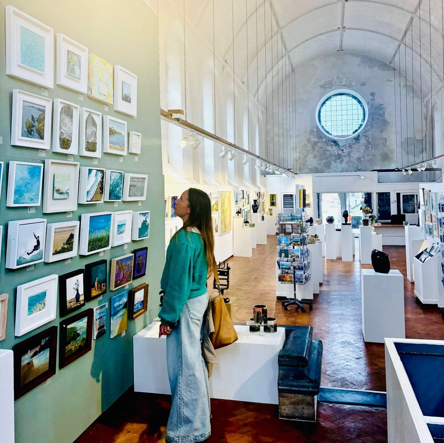 This was pretty special&hellip;

I feel very honoured to have had two of my textured seascape paintings selected for The Spring Exhibition at @stivessociety 

I was like an excited child going around, not only hunting out my pieces, but also spotting