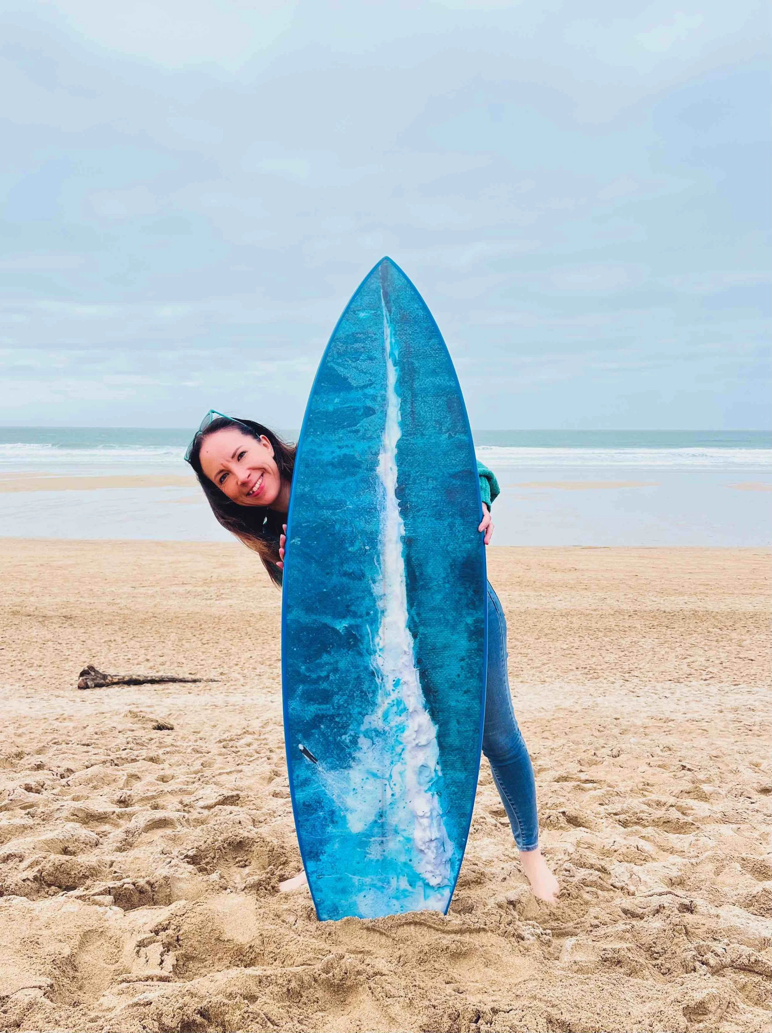 Why I Don't Just Paint on Canvas (And Why You'll Find My Artwork on Surfboards, Clothing and More)