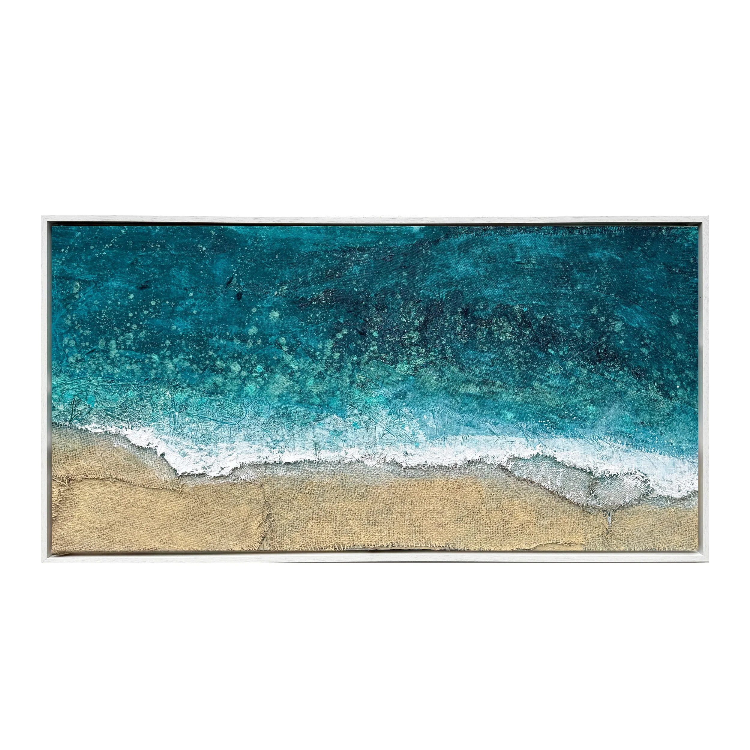 ‘The In-Between Hours – Daymer Bay’ Original Textured Painting