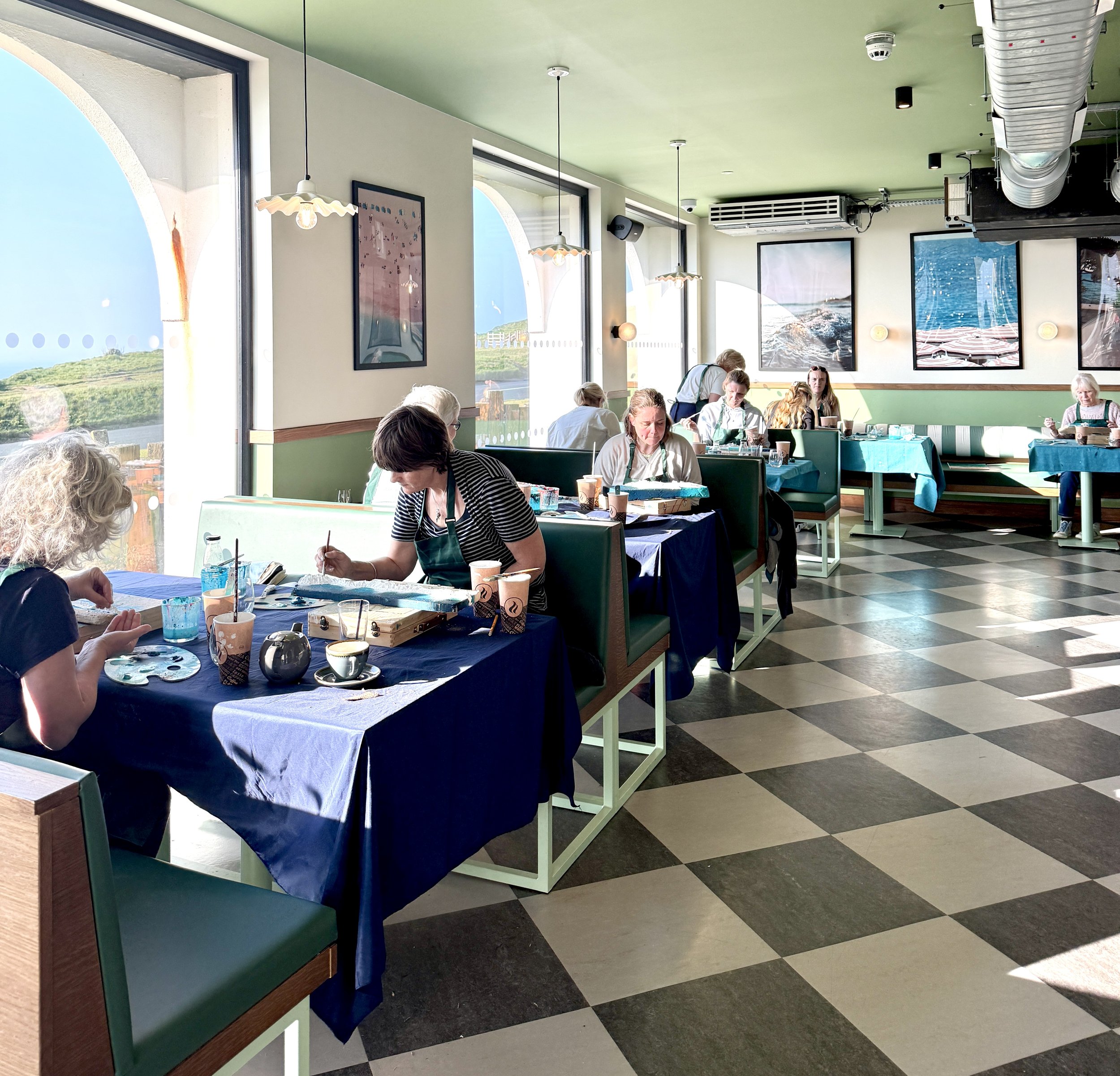 Driftwood Painting at Seaspace.JPG