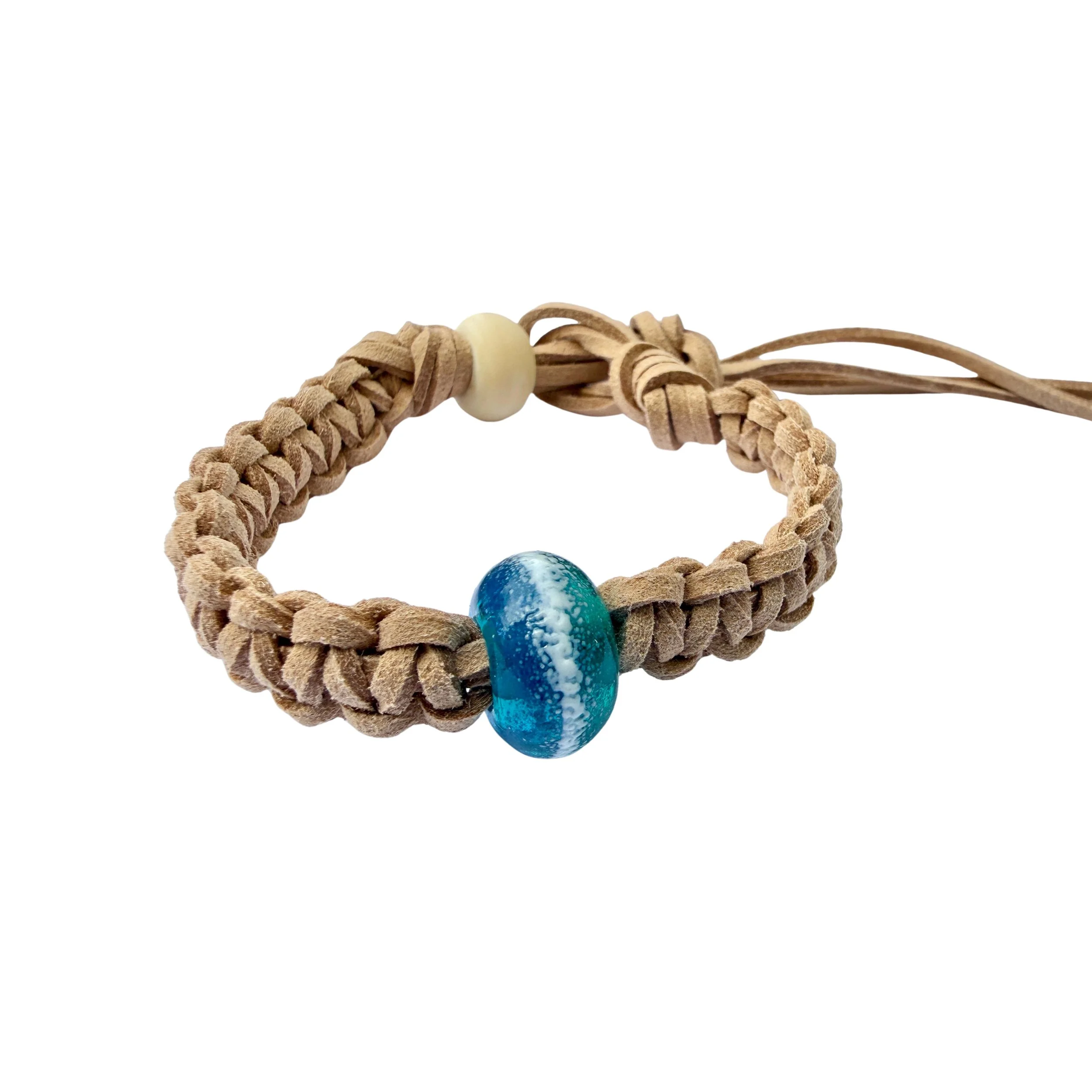Boardmasters Limited Edition - Breaking Wave at Watergate | Sand | Nalu Beads Bracelet