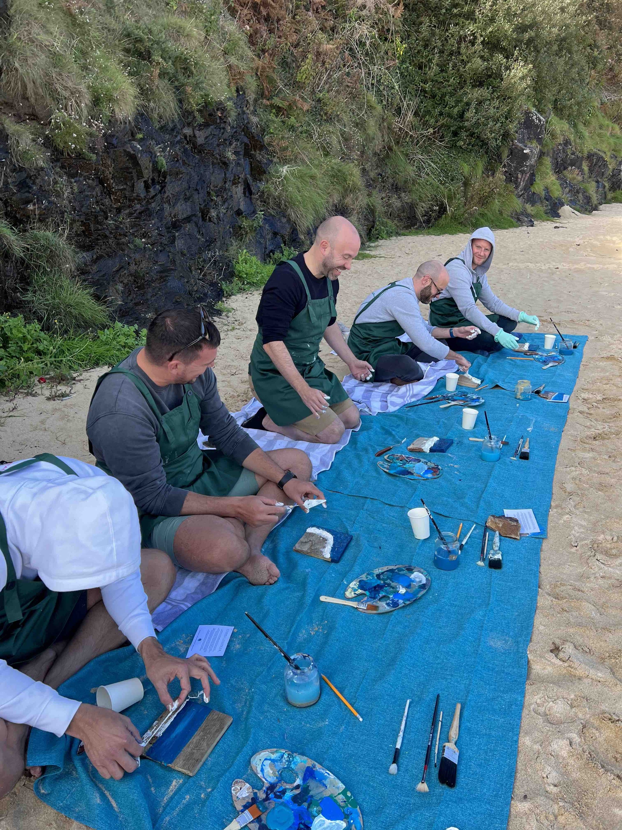 Beach group at work.jpg