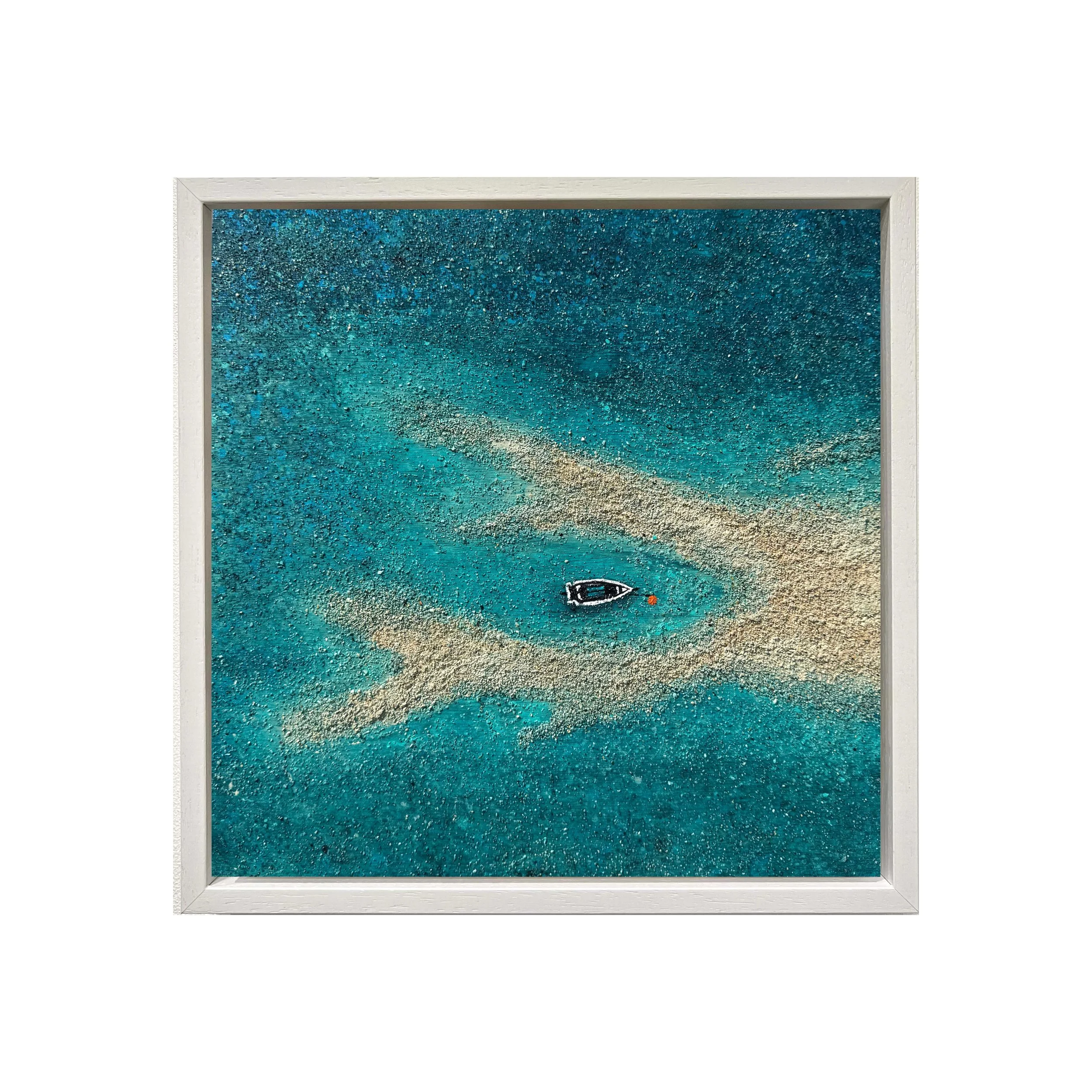 ‘Estuary Views I – Padstow to Rock’ Original Textured Painting