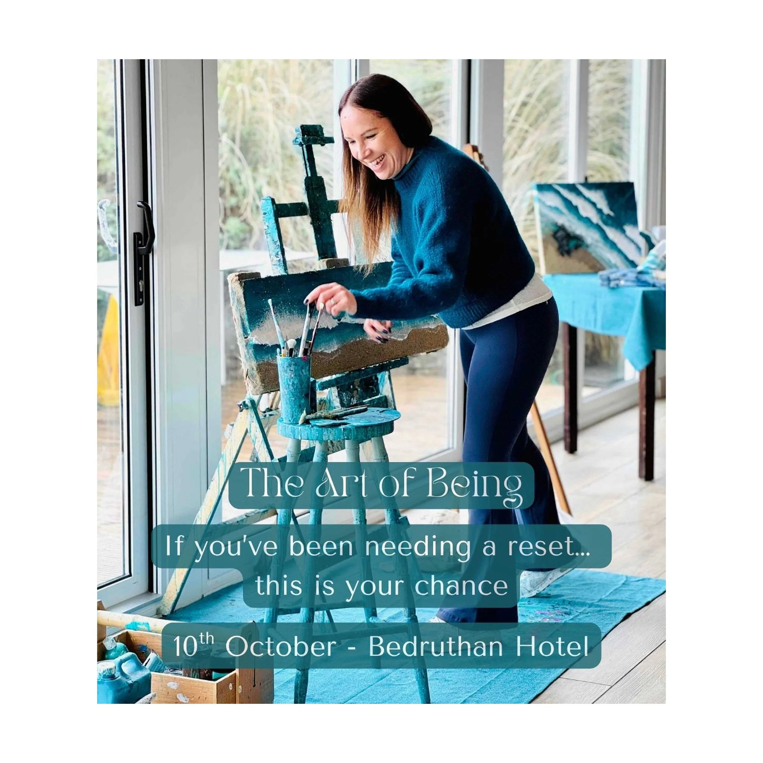 SOLD OUT - The Art of Being: Creative Wellbeing Day Retreat - Bedruthan Hotel & Spa - 10th October 2026