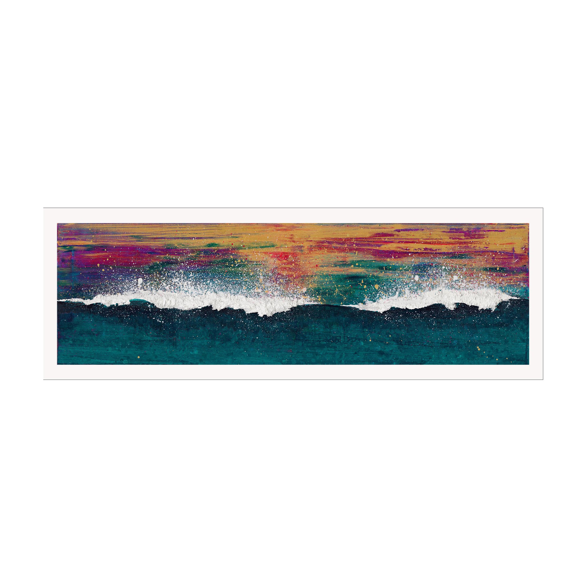 The Last Light – Watergate Bay Sunset Print