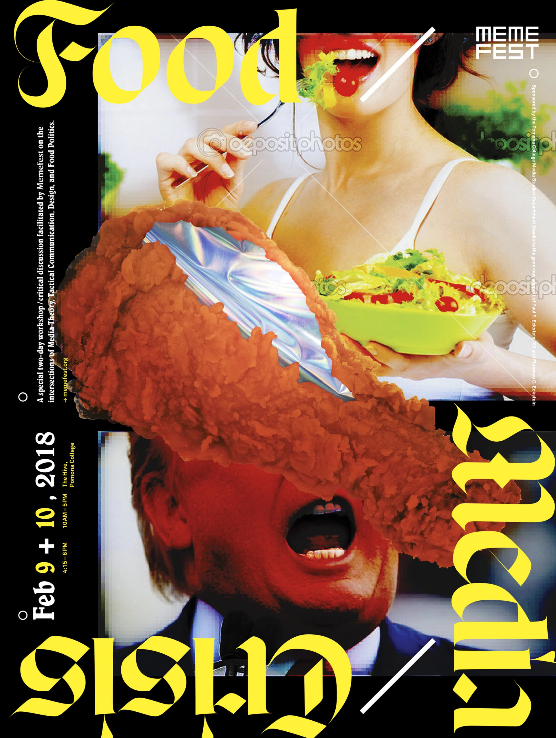 Memefest Food Media Crisis Poster