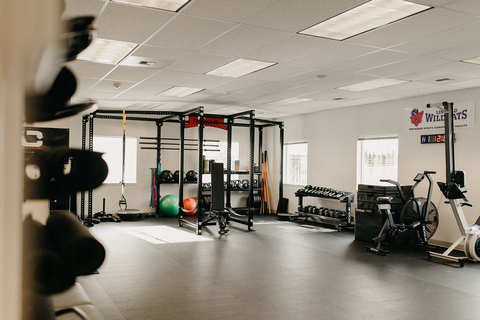 The Mobility Training Room at Northwest Spine and Sport located in McMinnville, Oregon.