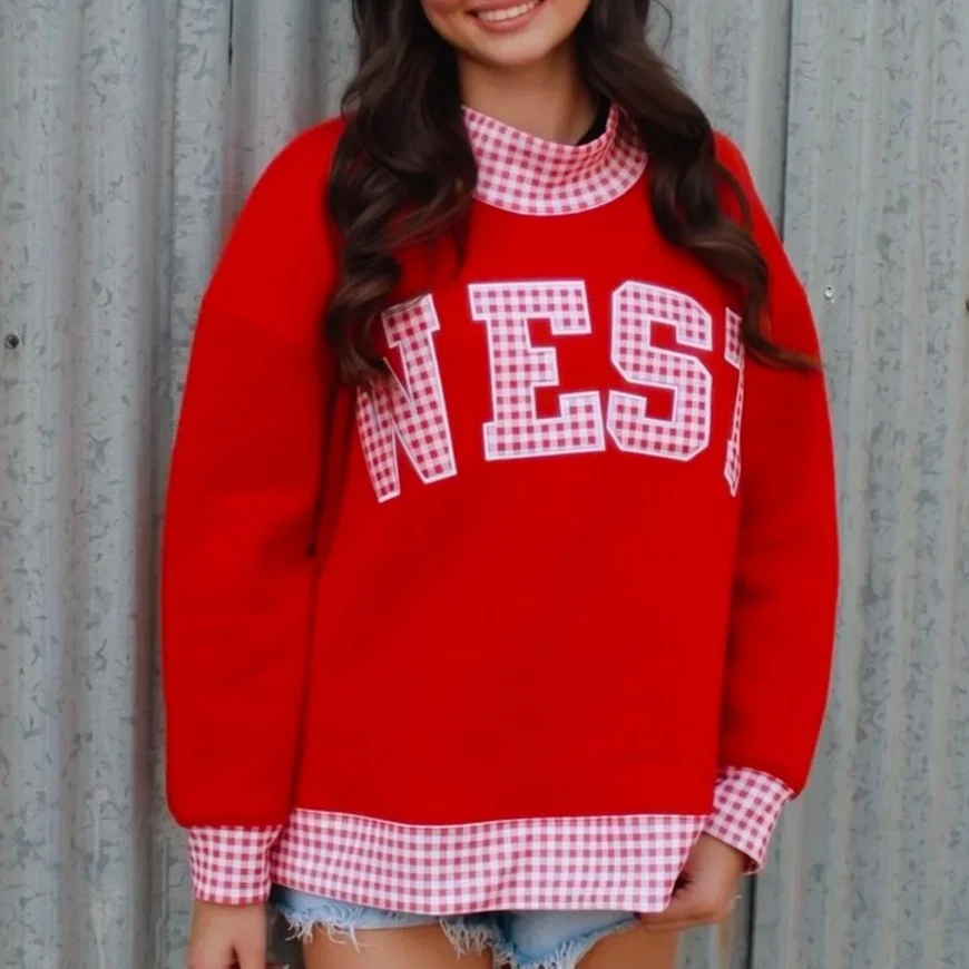 WEST Mock Neck Sweatshirt
