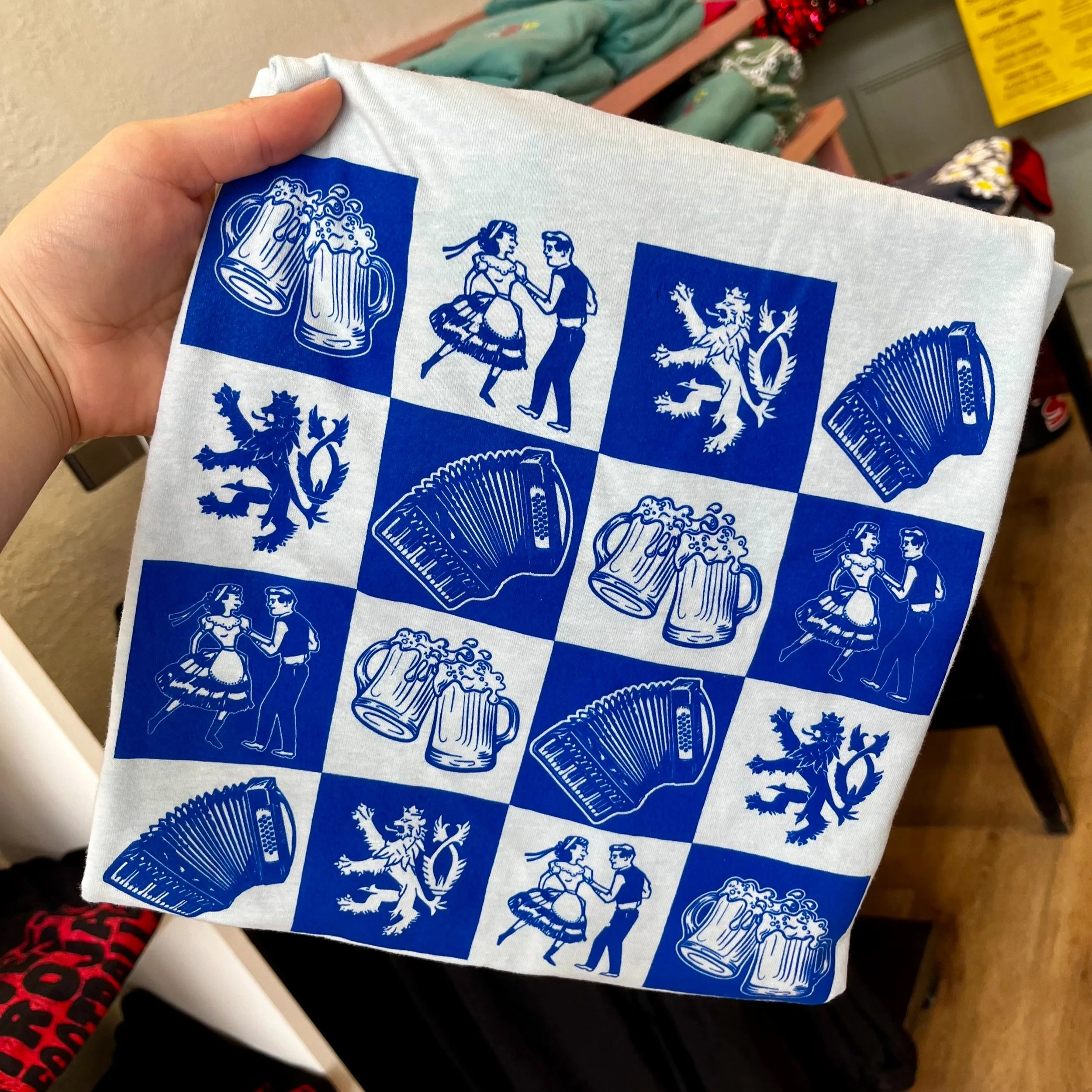 CHECKERED CZECH T-SHIRT - CLEARANCE