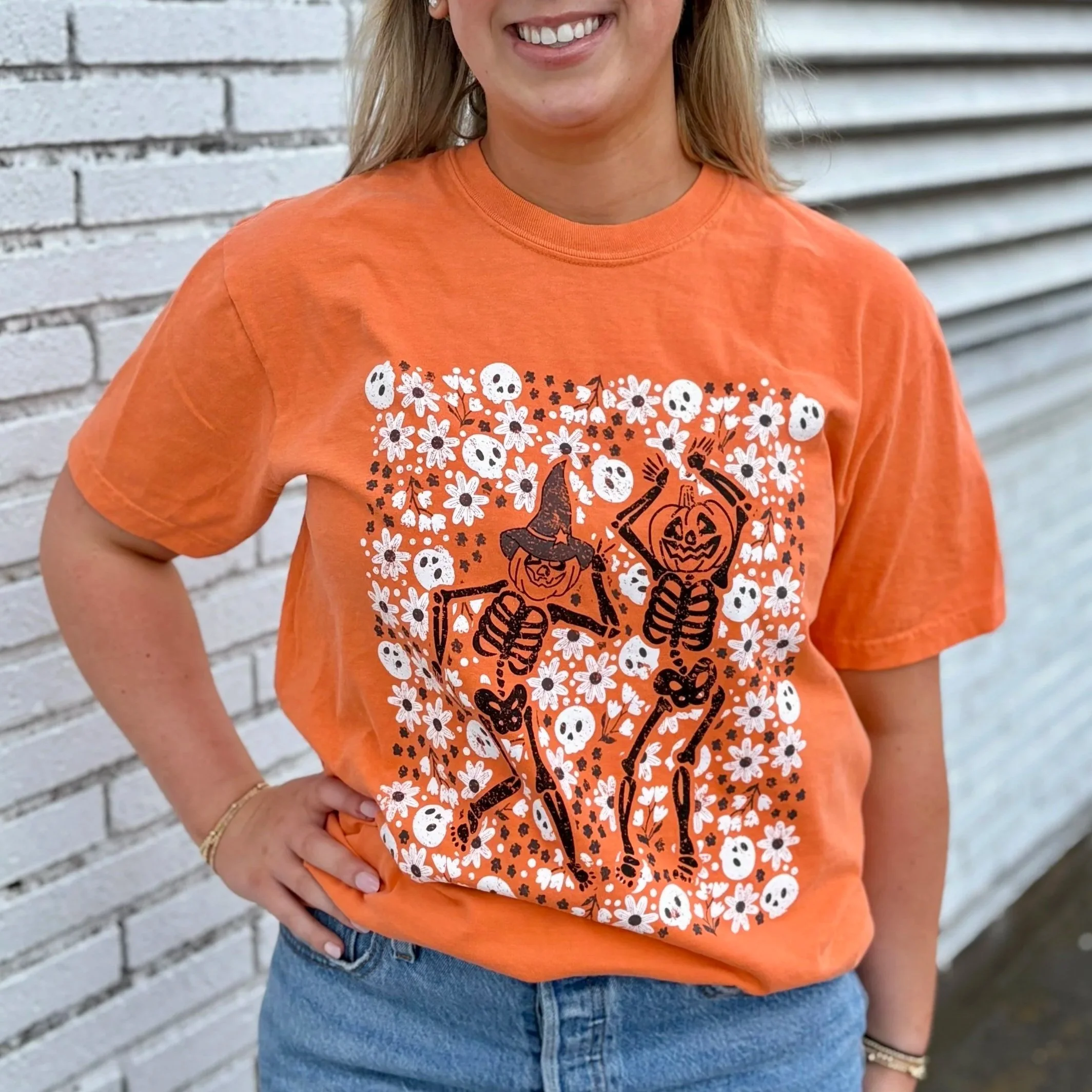 FLORAL SKELETON T-SHIRT
