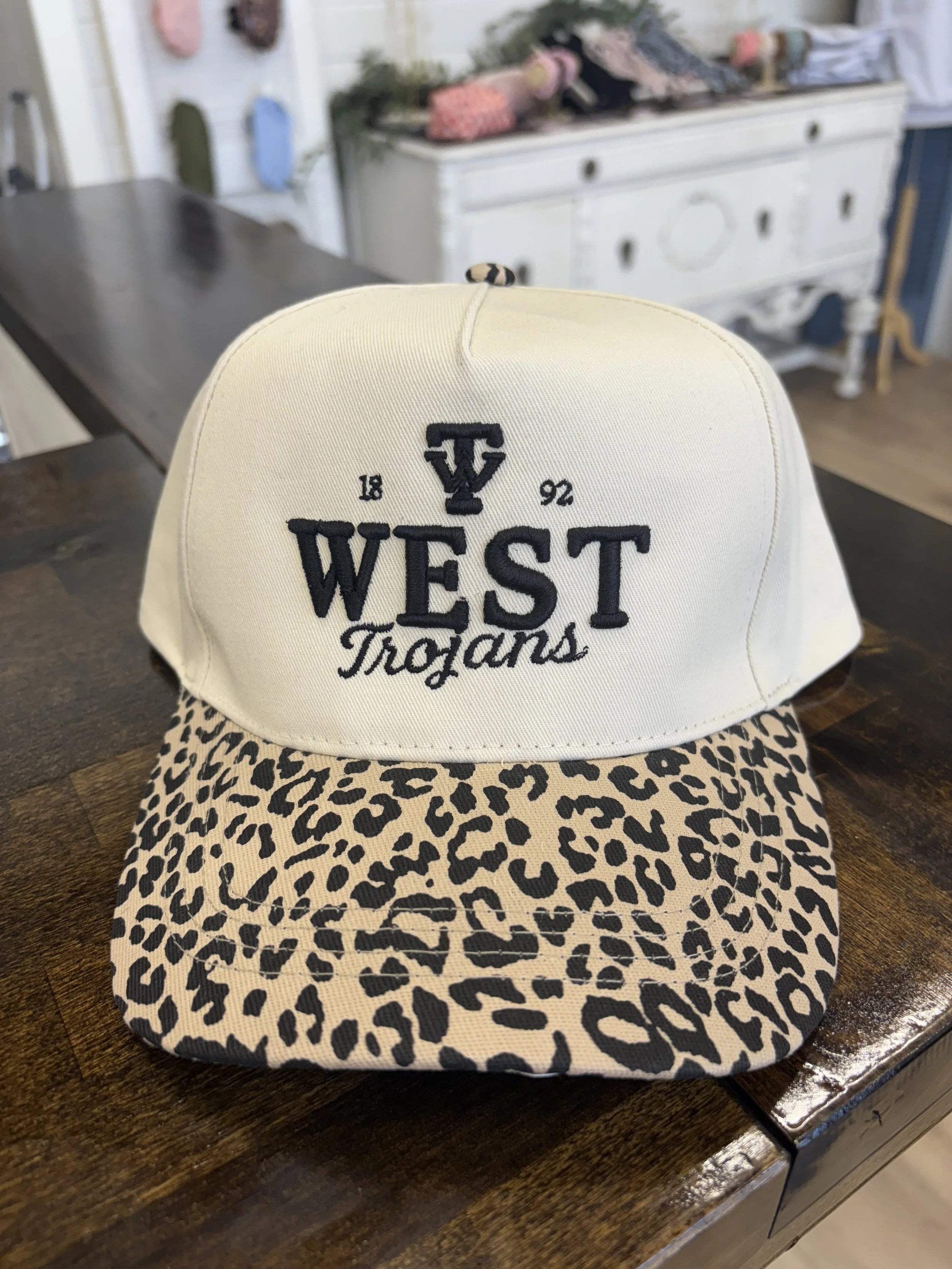 WEST TROJANS 3D CHEETAH PRINT CAP