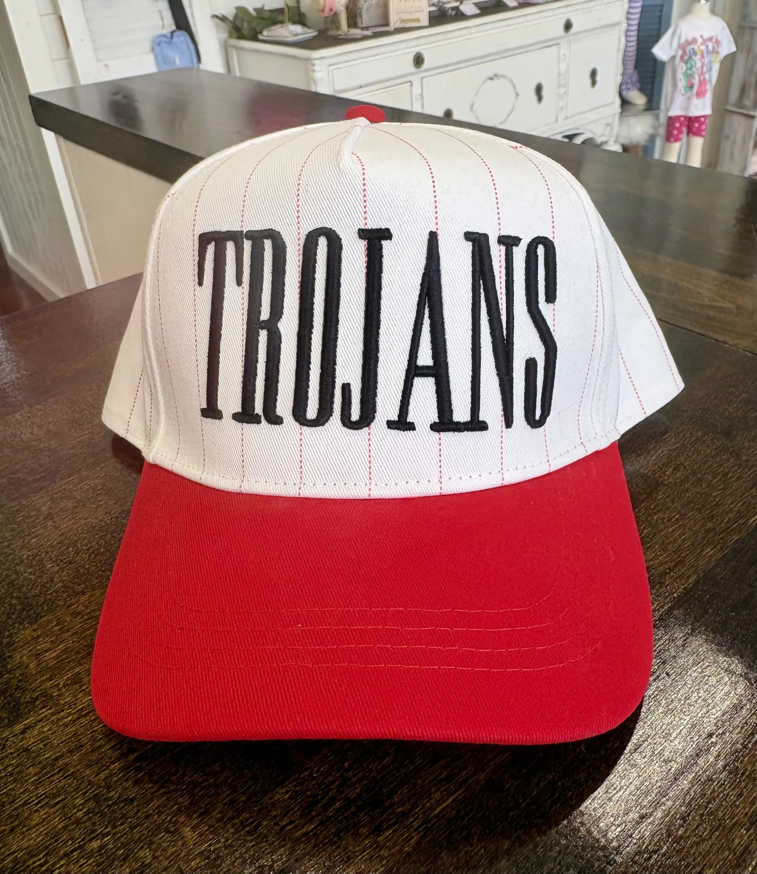 TROJANS PINSTRIPE 3D BASEBALL CAP