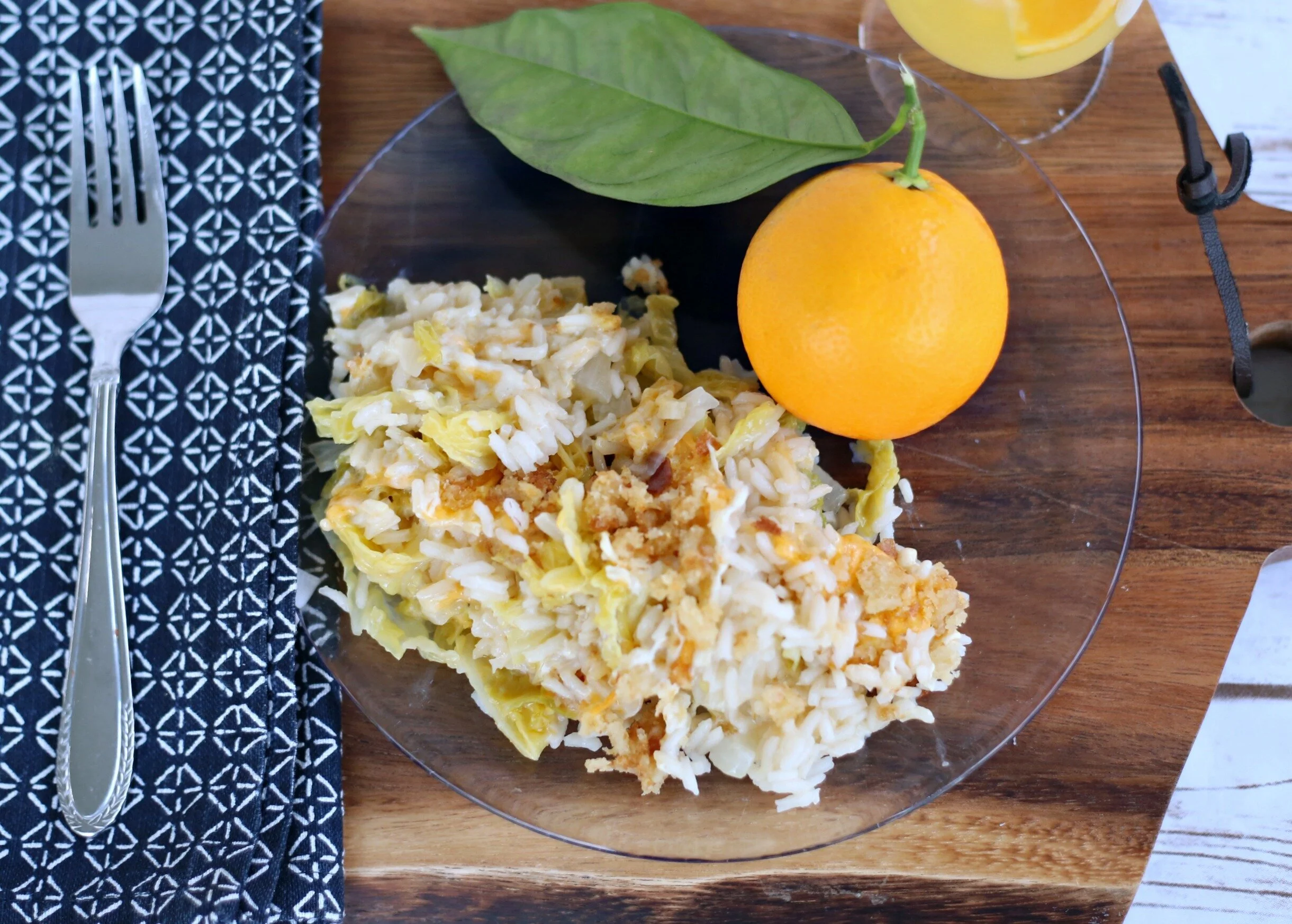 Cabbage and Rice Casserole