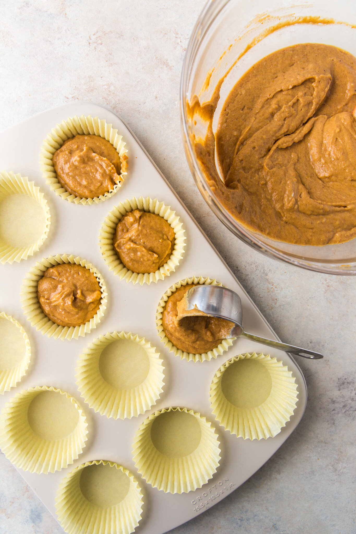 in progress pumpking muffins.jpg