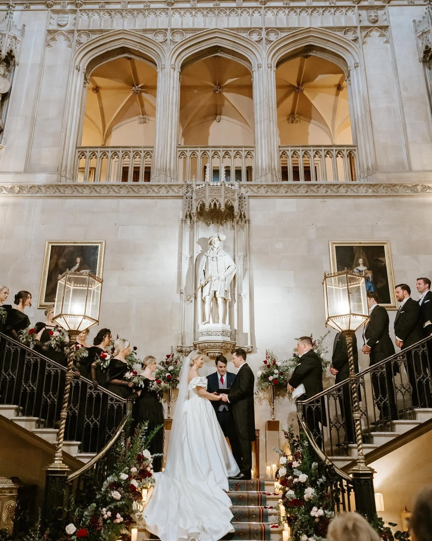 Georgina &amp; Will&rsquo;s beautiful castle wedding at the Ashridge House outside of London, England.