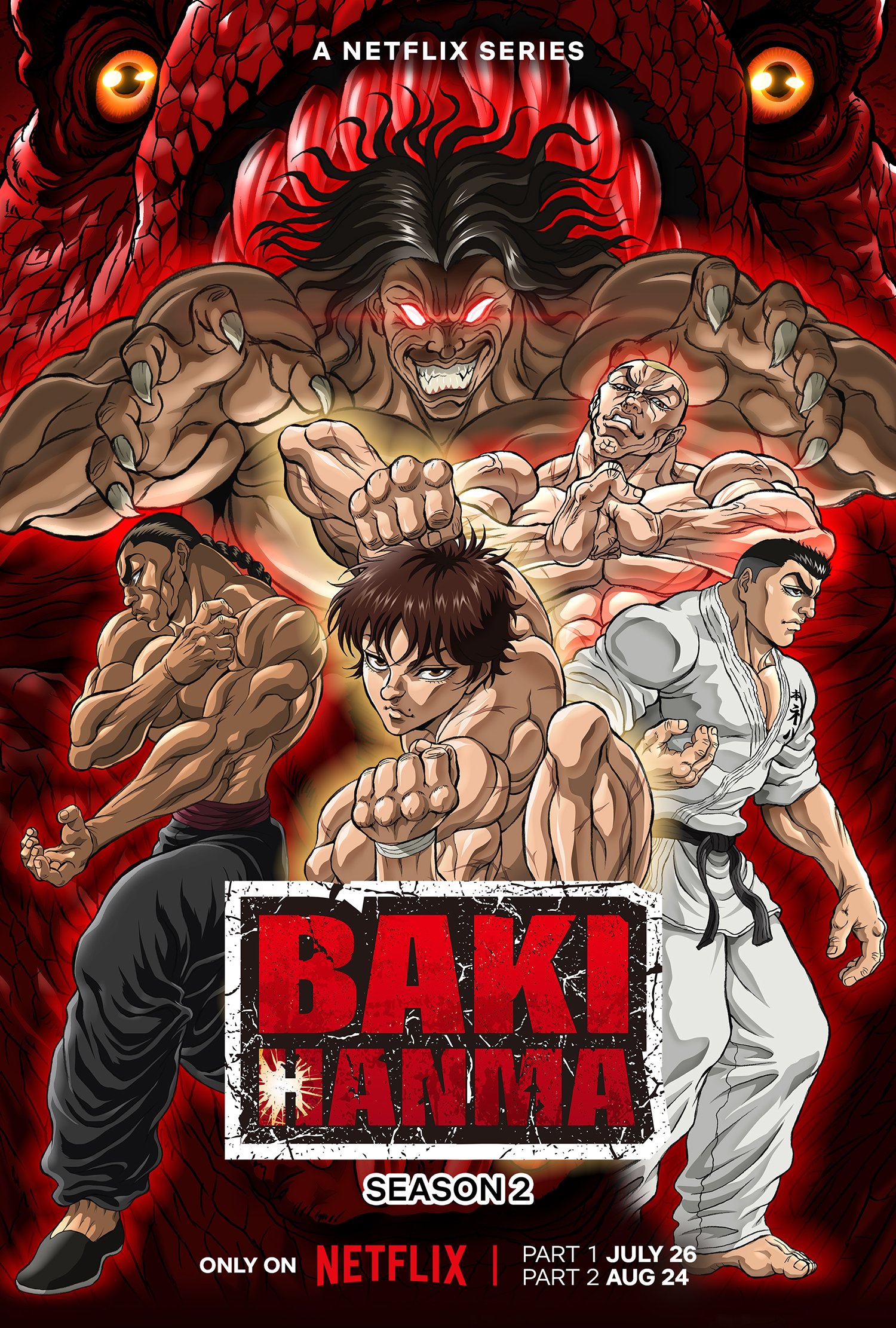 Baki: Hanma' estreia no fim de setembro na Netflix