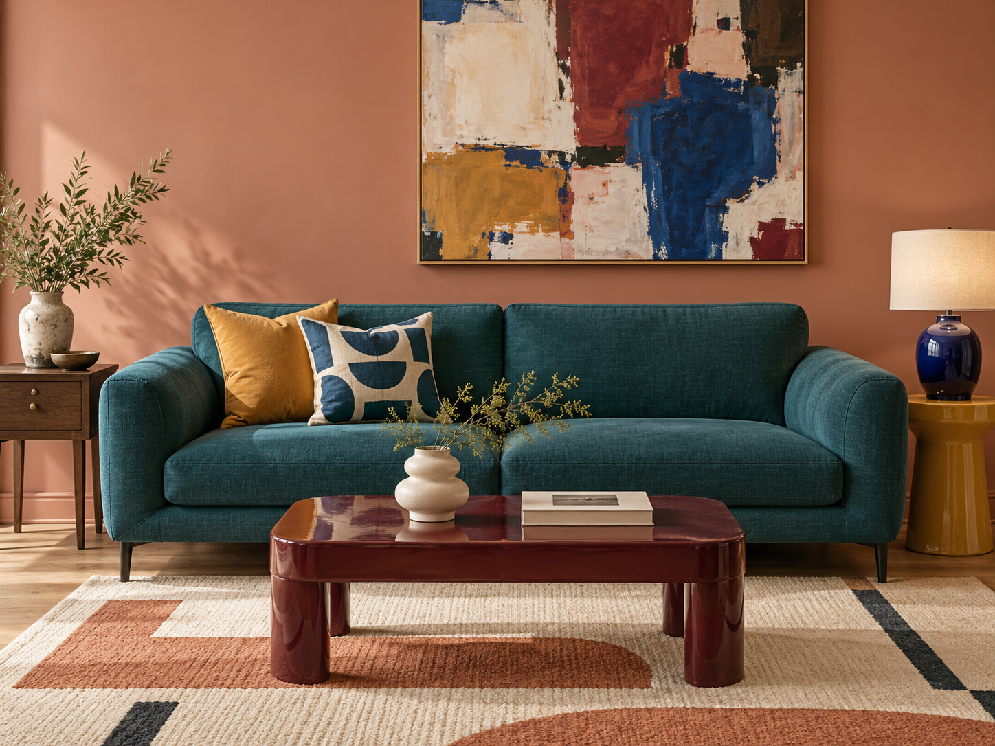 Eclectic Teal Sofa in Terracotta Calm-2.png