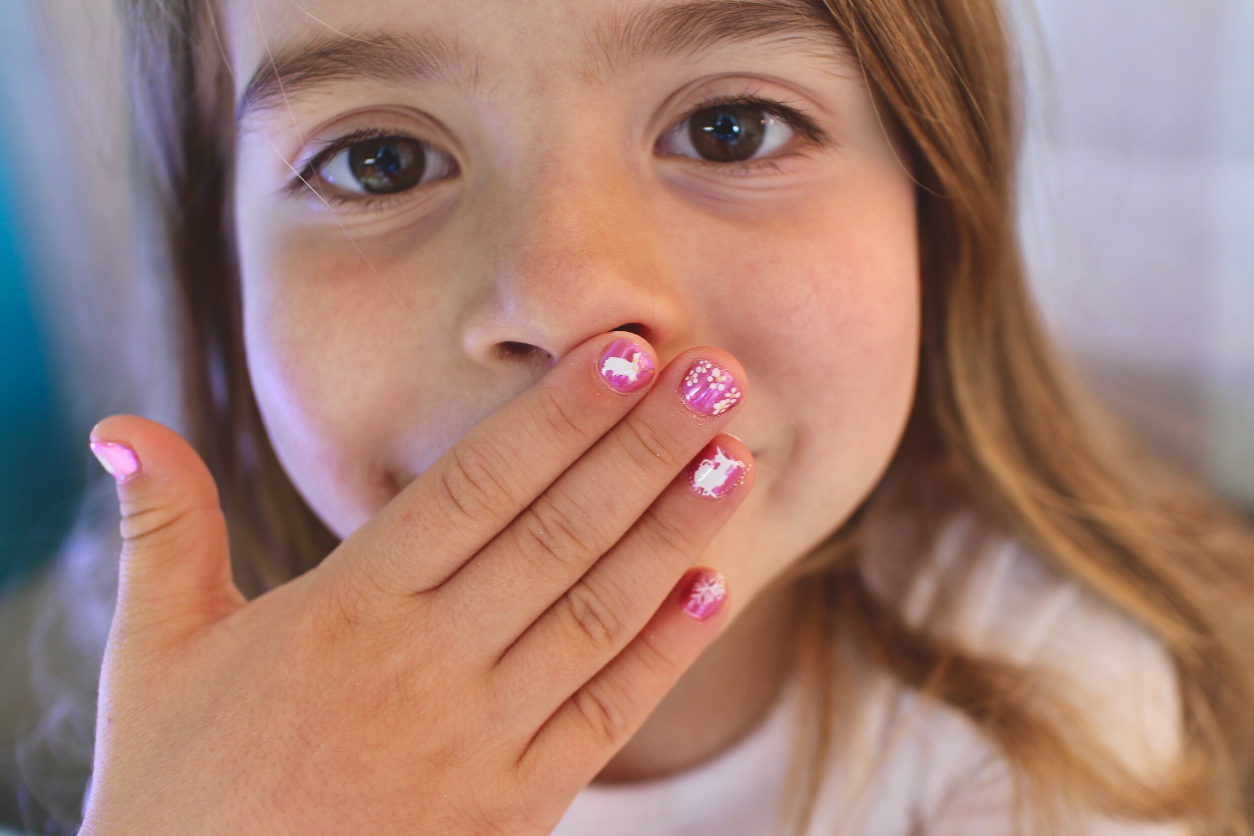 4. Simple and Sweet Nail Designs for Little Girls with Short Nails - wide 1