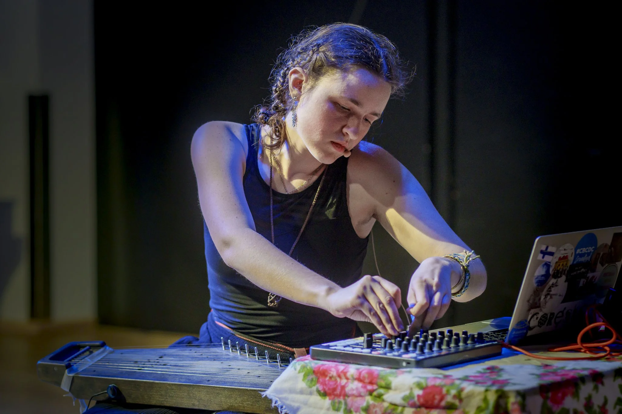 On stage with my solo project with electronics. Photo-Rene Jakobson