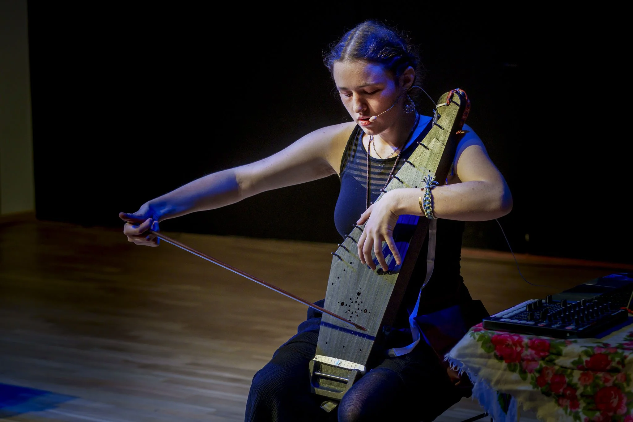 On stage with my solo project with electronics. Photo-Rene Jakobson