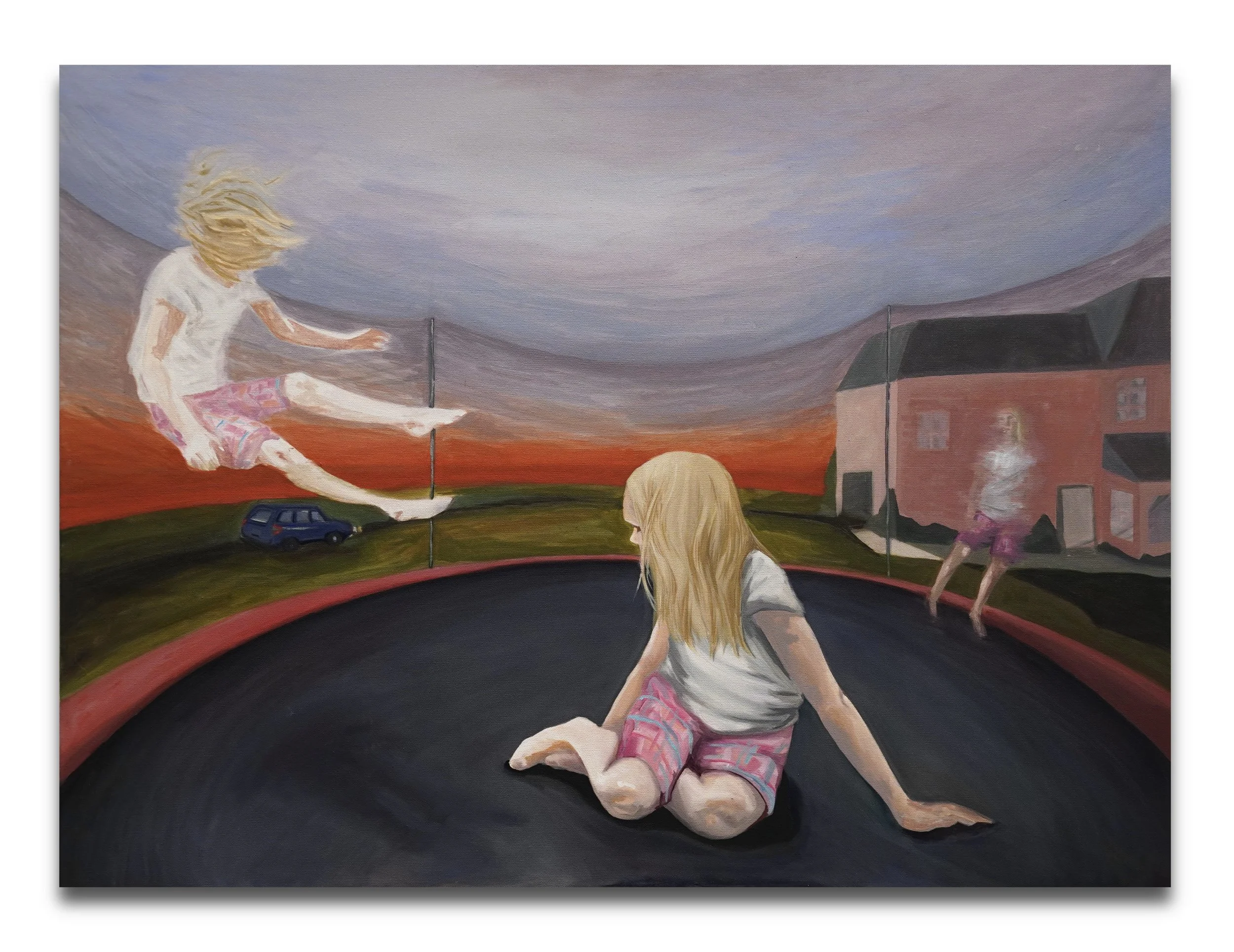 "The Year Of Just Me And Forgetting My Key"
30" x 40", Oil on Canvas, 2024