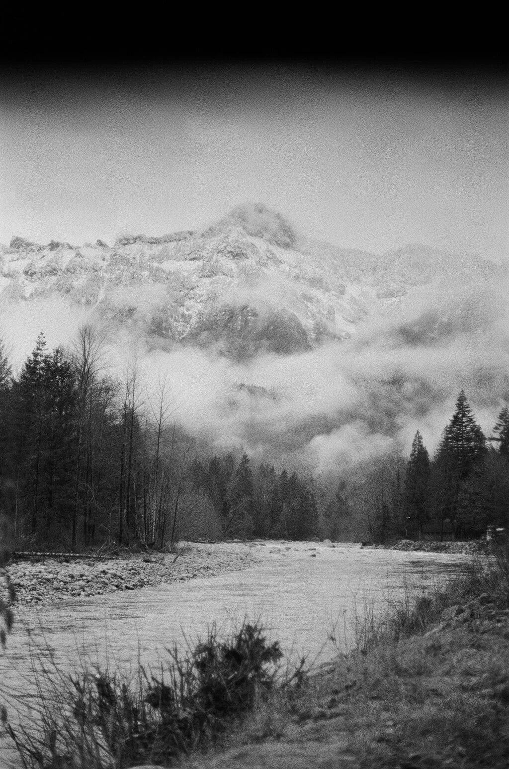 misty mountains, washington, 2018