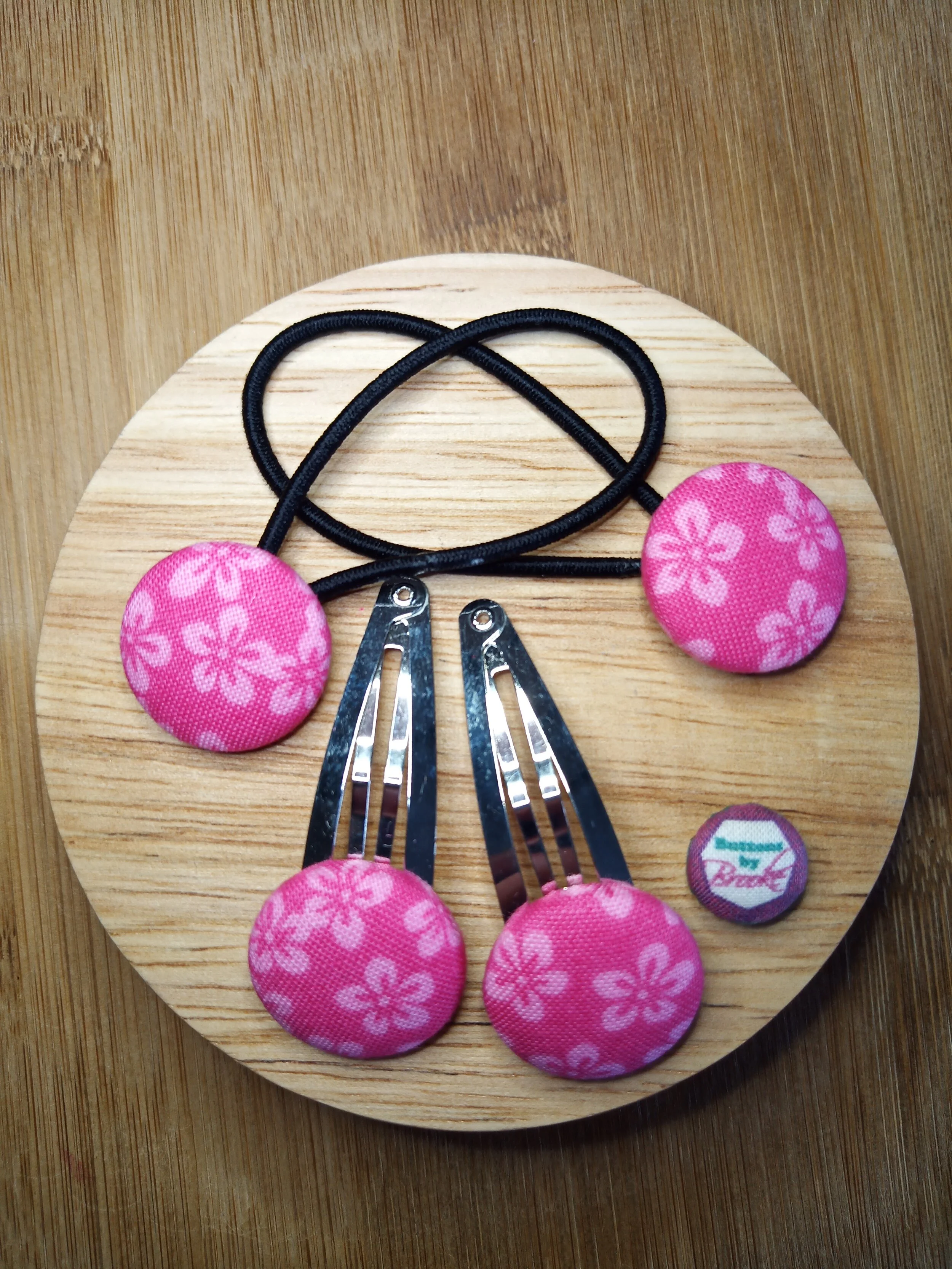 Hair tie and Snap Clip Sets