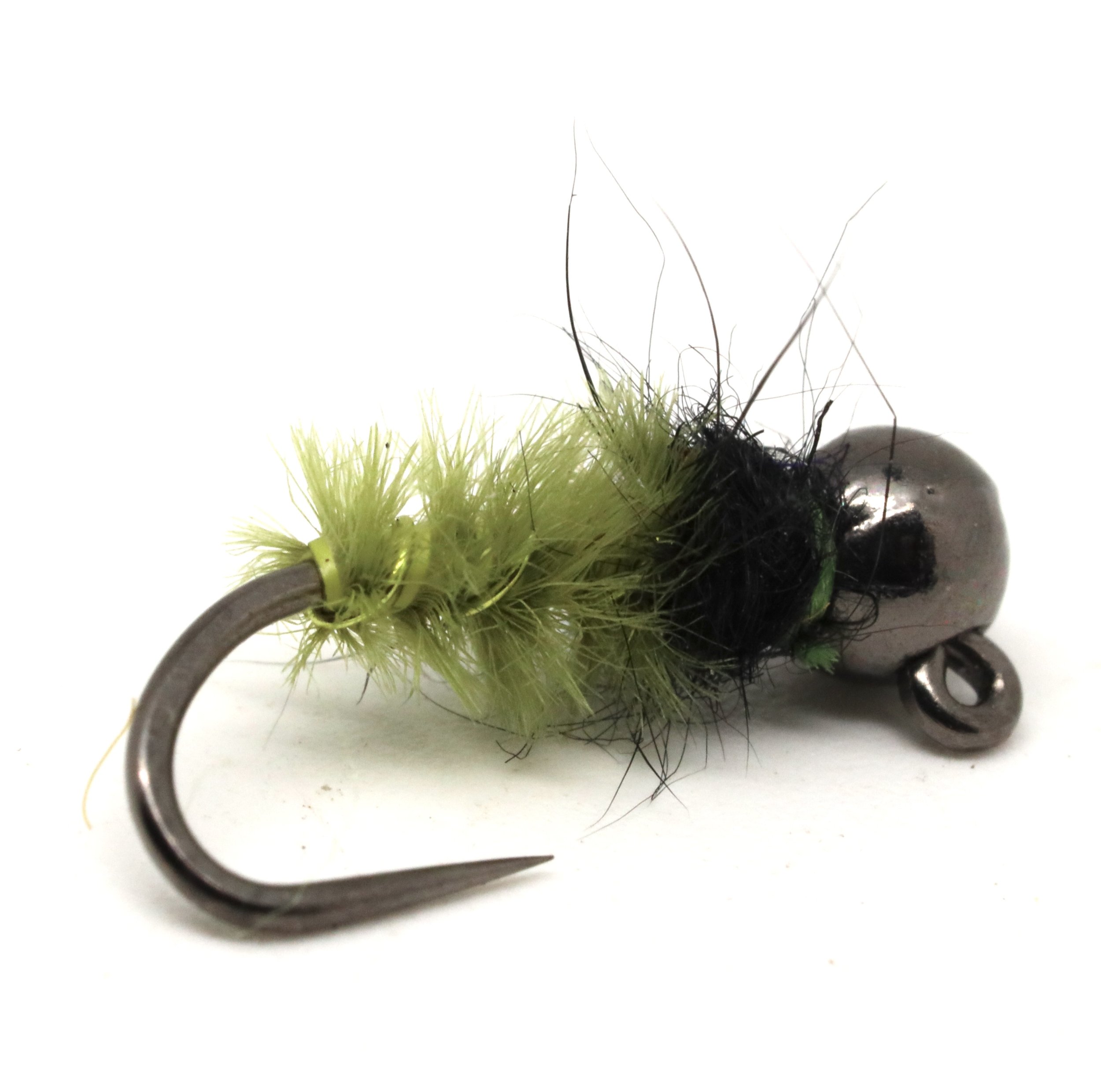 Hares ear parachute dry fly barbless hook. Low priced Uk trout flies..