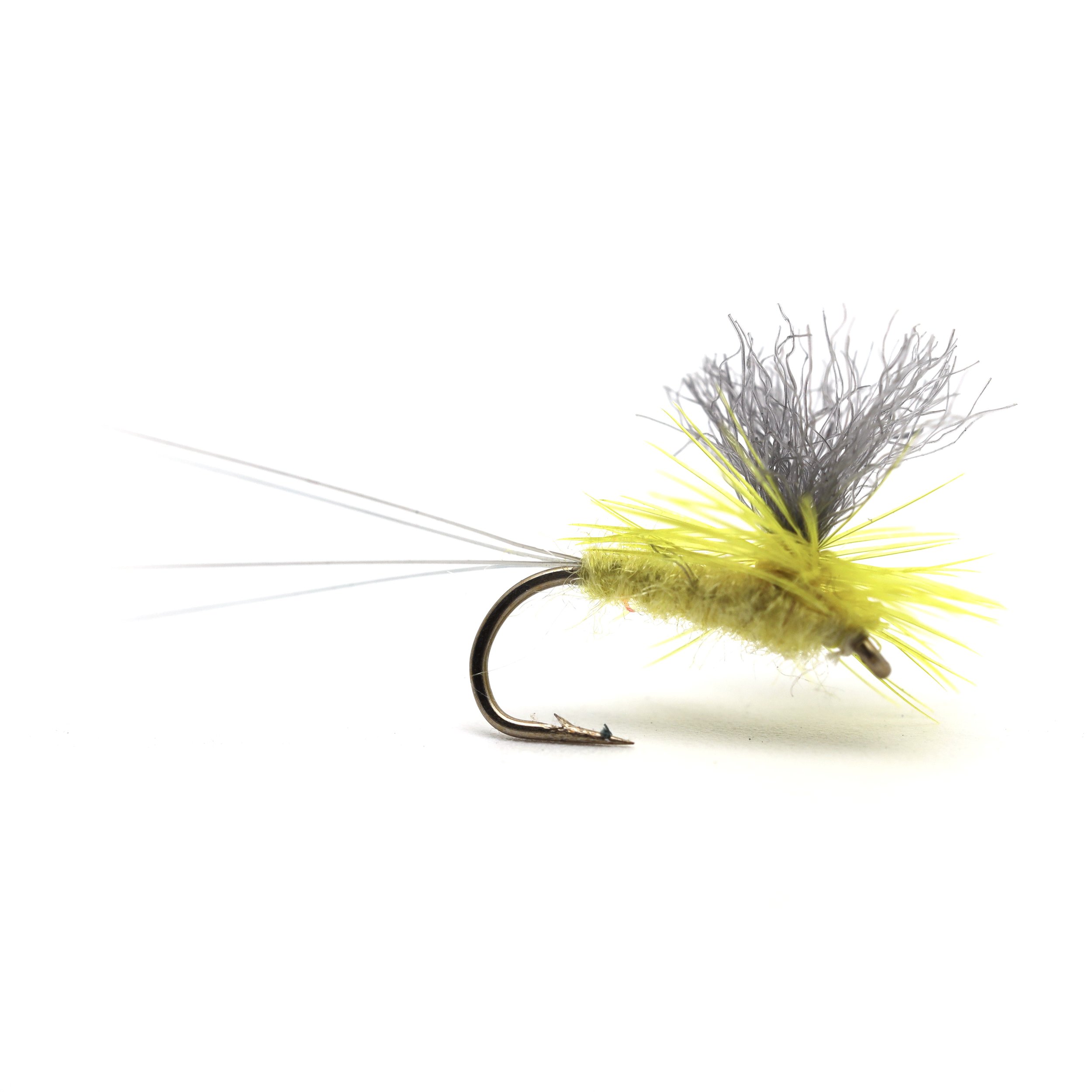 Dry parachute adams yellow PMD mayfly fly fishing fly
