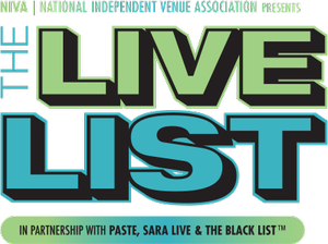 List Live National Independent Venue Association Presents The 2025 Live List in ...