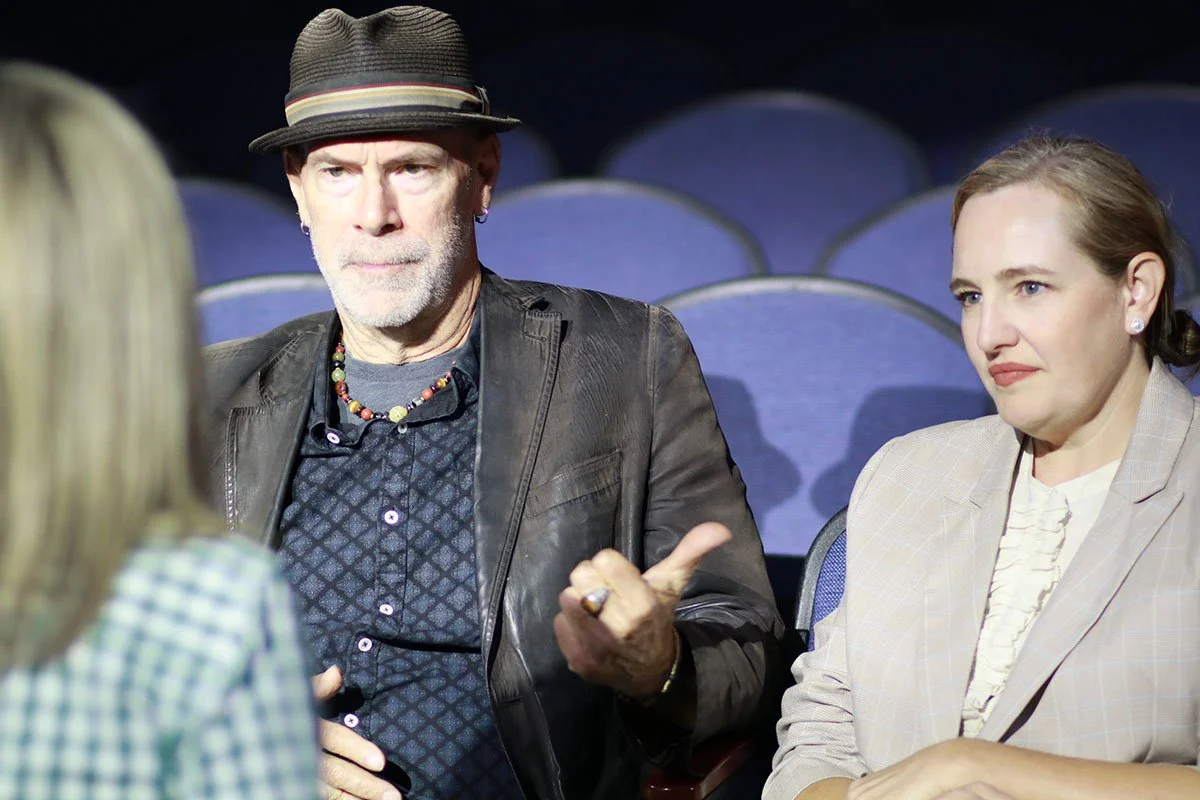 NIVA member Tag Evers speaking with Wisconsin's Sen. Kelda Roys on the comprehensive SWIFTIE Act. 