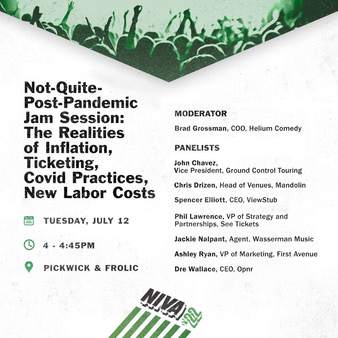 Not-Quite-Post-Pandemic Jam Session: The Realities of Inflation, Ticketing, Covid Practices, New Labor Costs