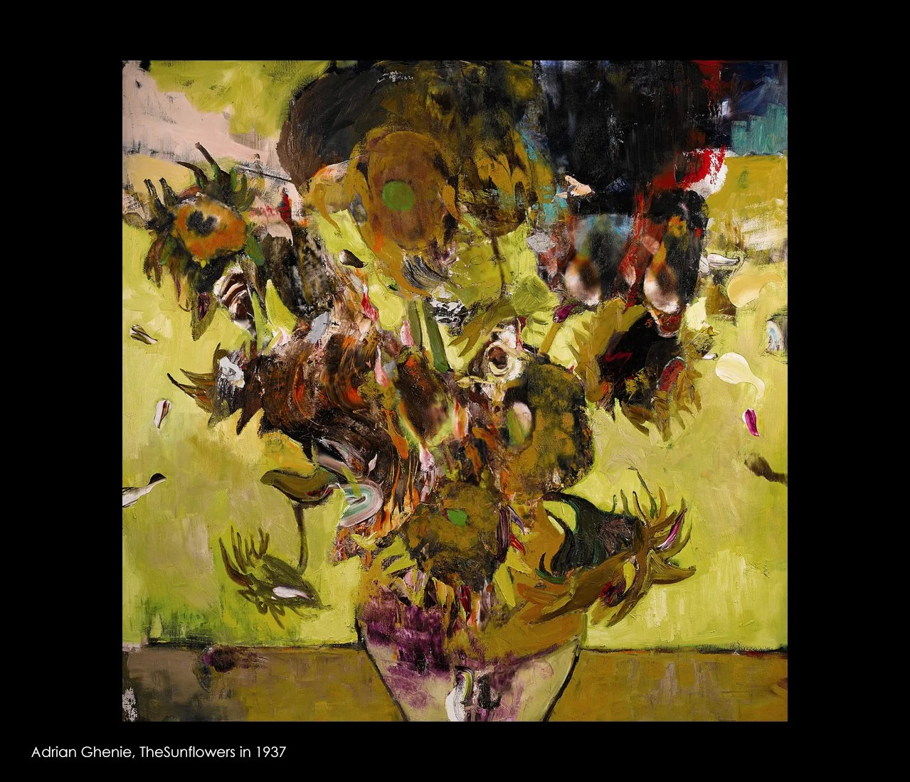 Adrian Ghenie, The Sunflowers in 1937