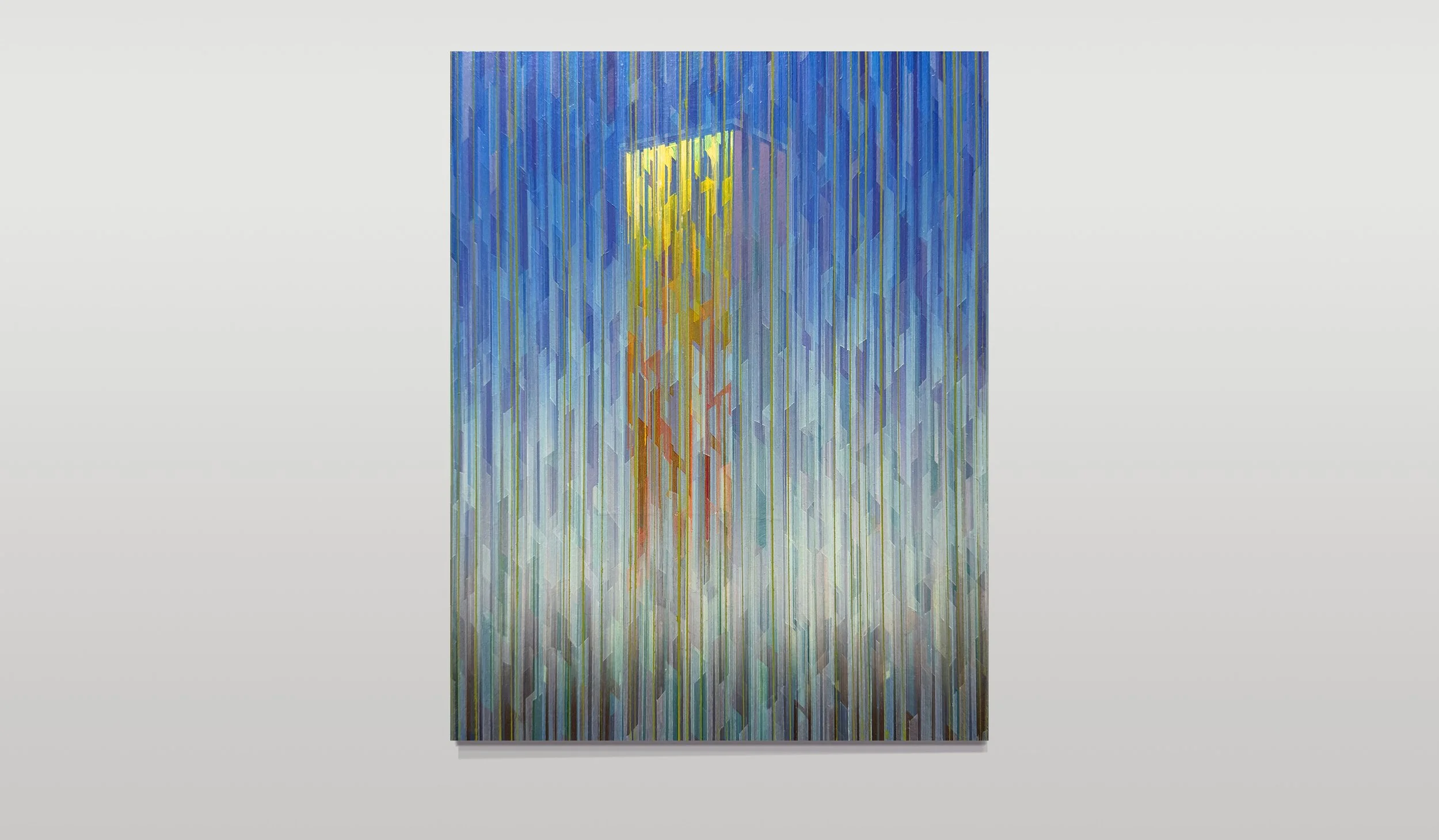 Distribution 21 - oil on panel (46 x 37cm)