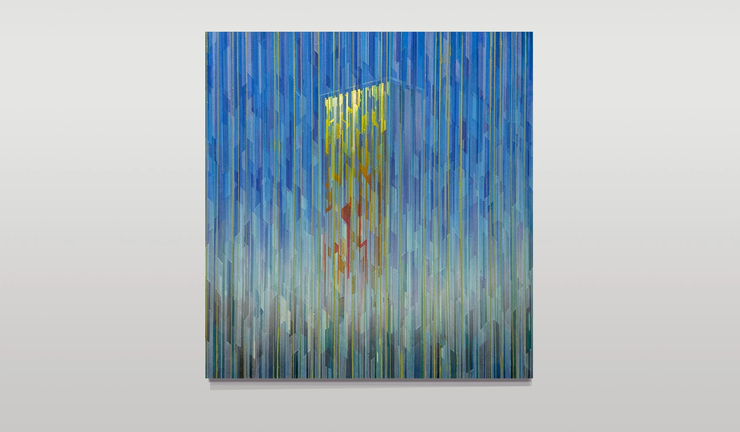 Distribution 20 - oil on panel (39 x 37cm)