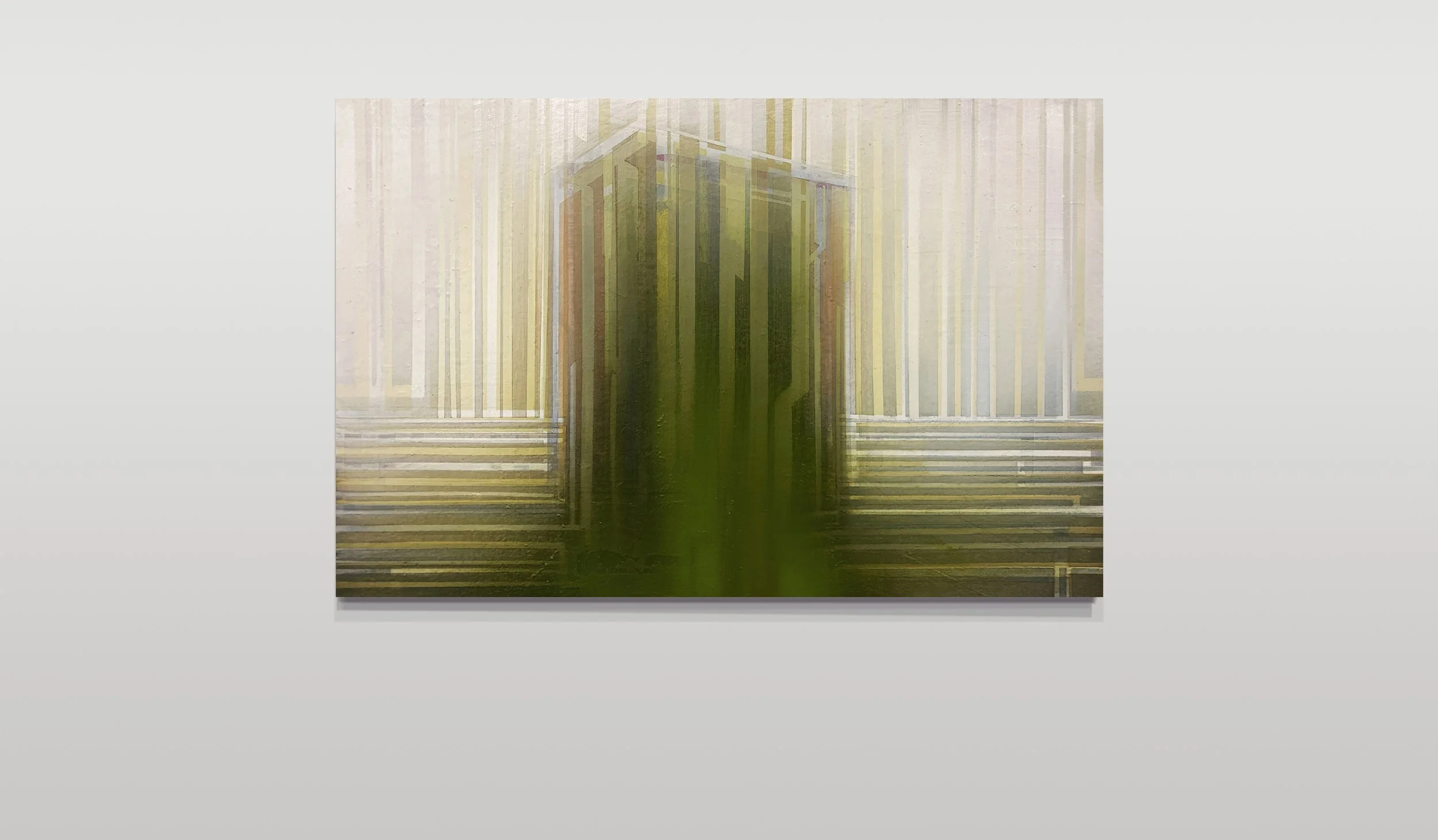 Distribution 16 (Meritocratic Torpor) - oil on canvas (22 x 15cm)