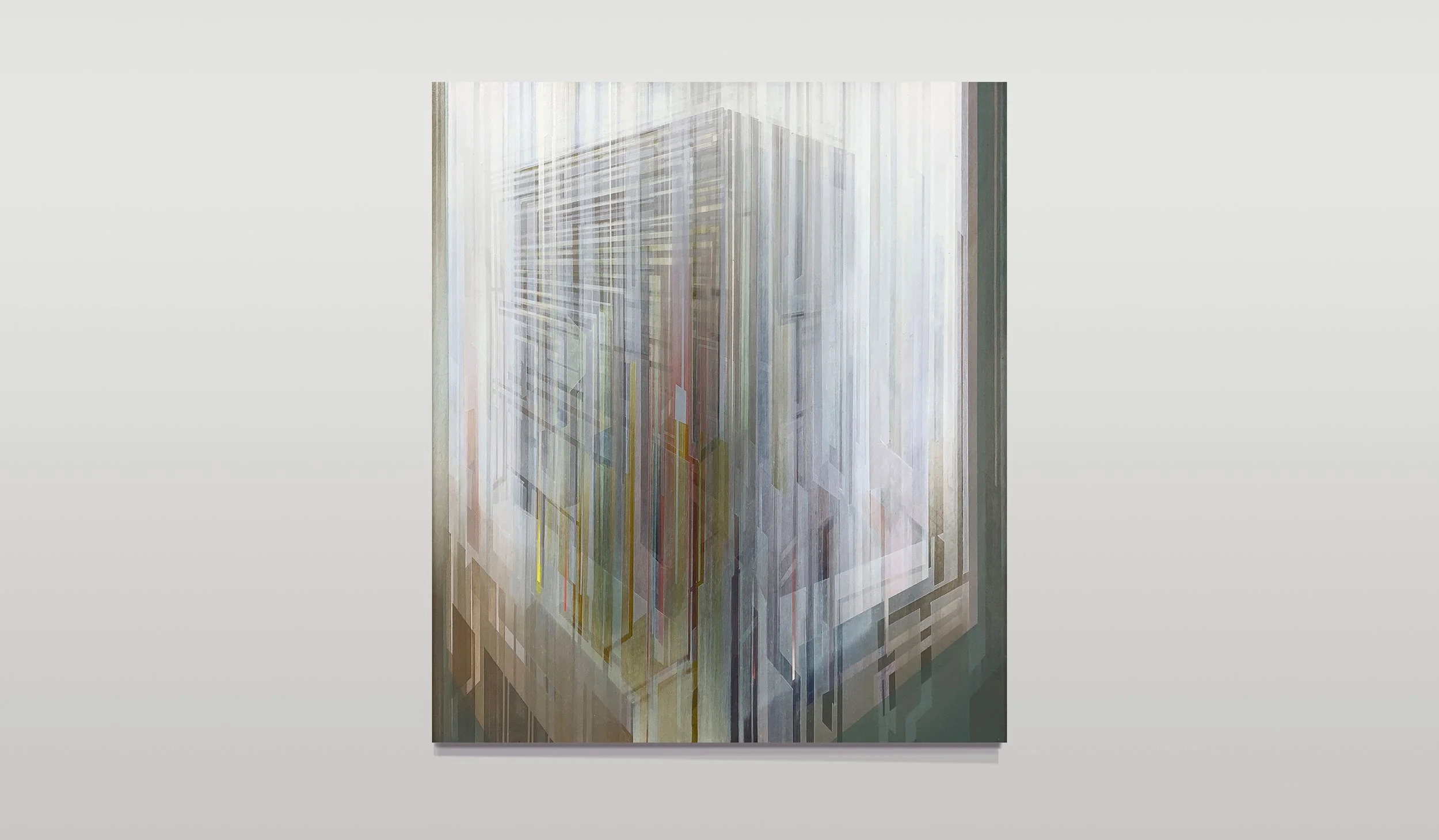 Distribution 18 - oil on panel (48 x 38cm)