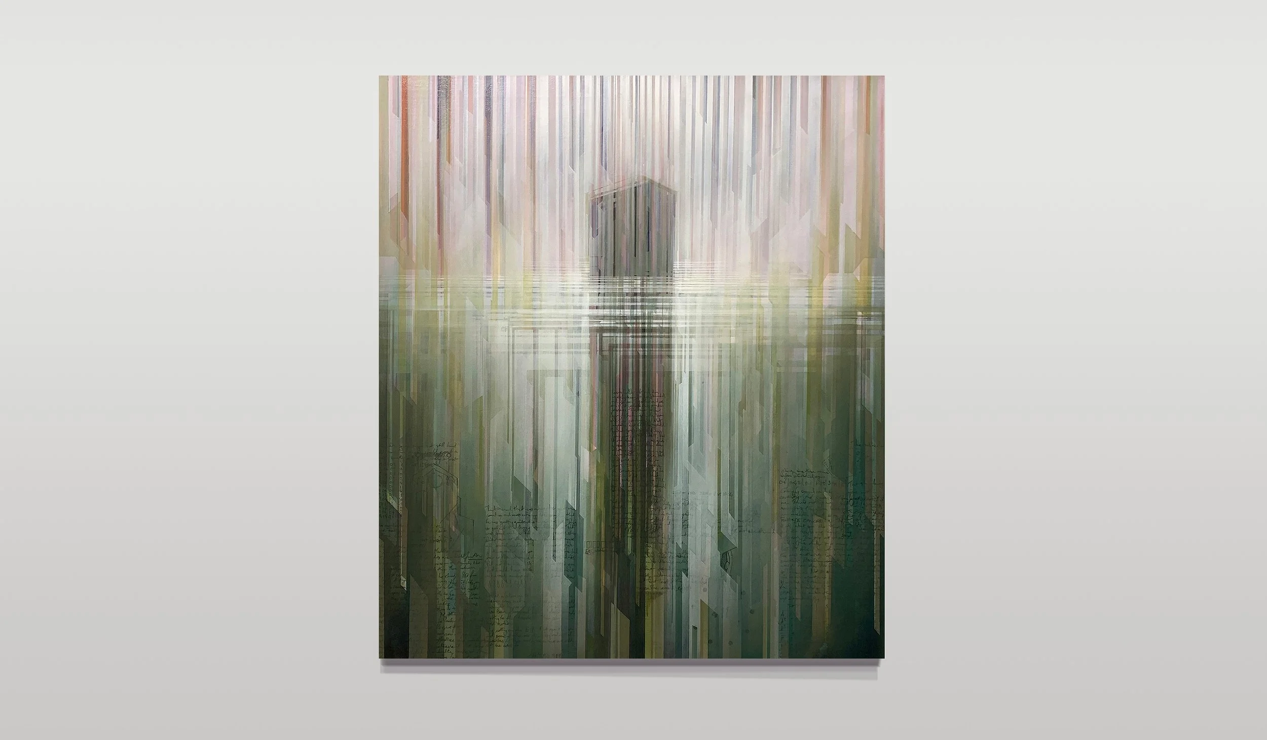 Distribution 19 - oil on canvas (83 x 72cm)