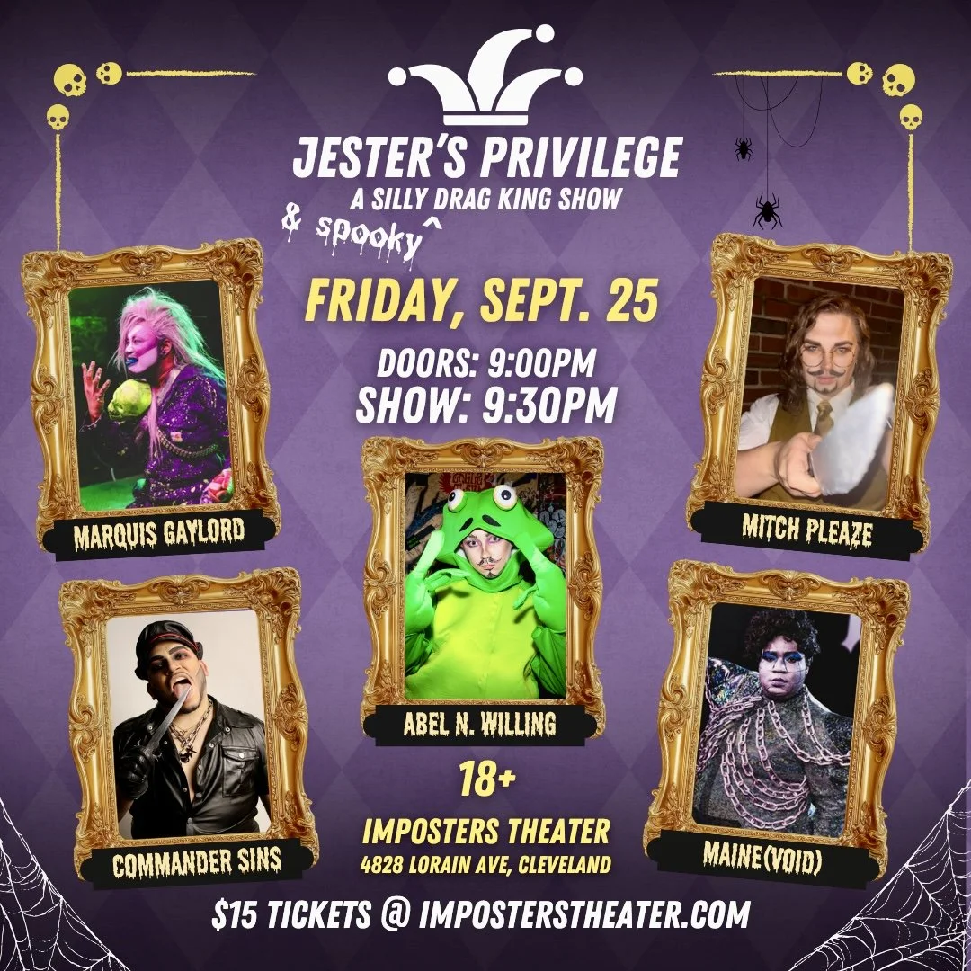 Jester’s Privilege - A Silly (& Spooky!) Drag King Show