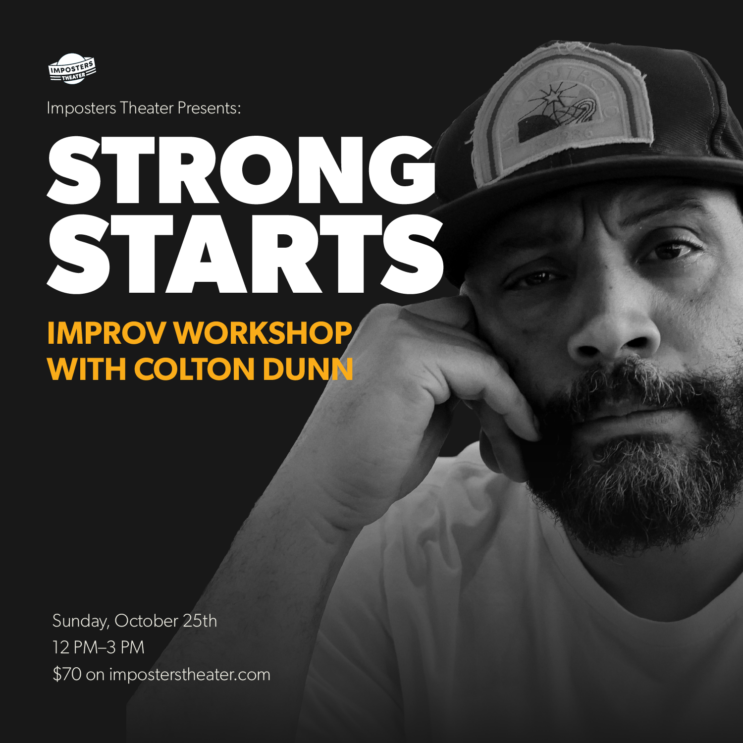 Strong Starts: Confident Scene Initiations Workshop with Colton Dunn (Holy Sh*t Improv, Superstore)