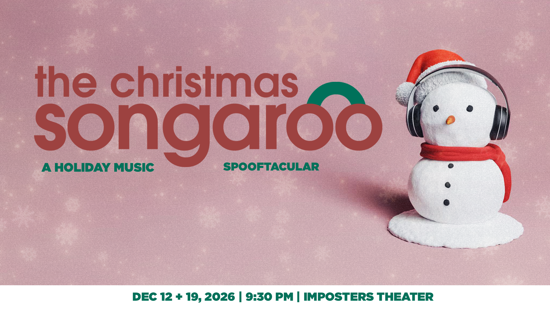 The Christmas Songaroo: Musical Comedy Festival