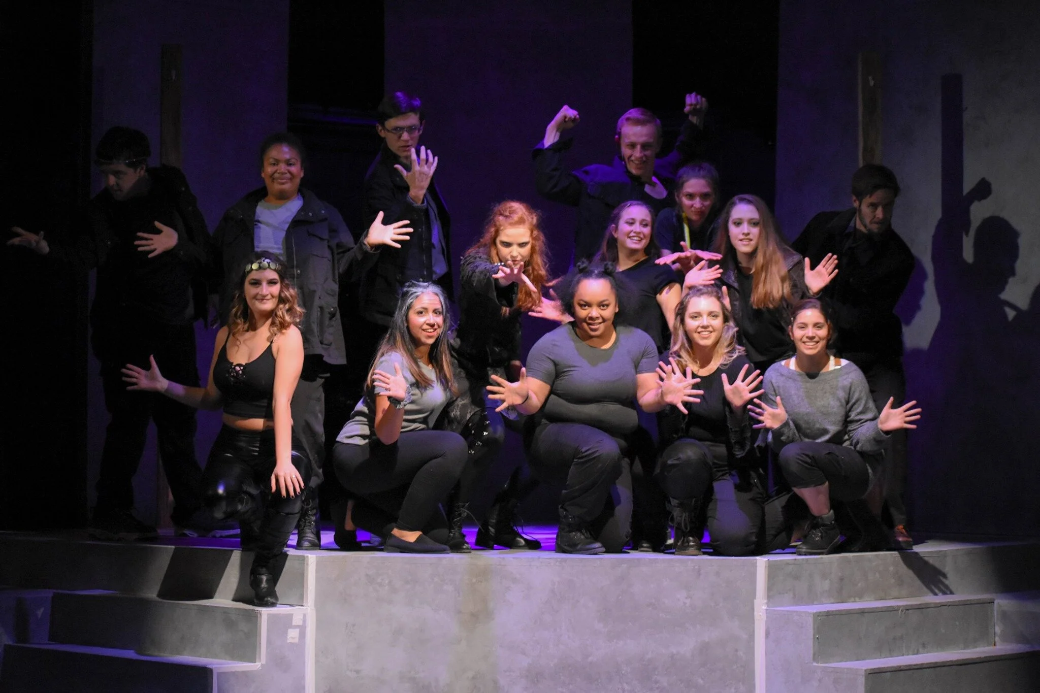 A shot from Meg’s production of Pippin (2019).