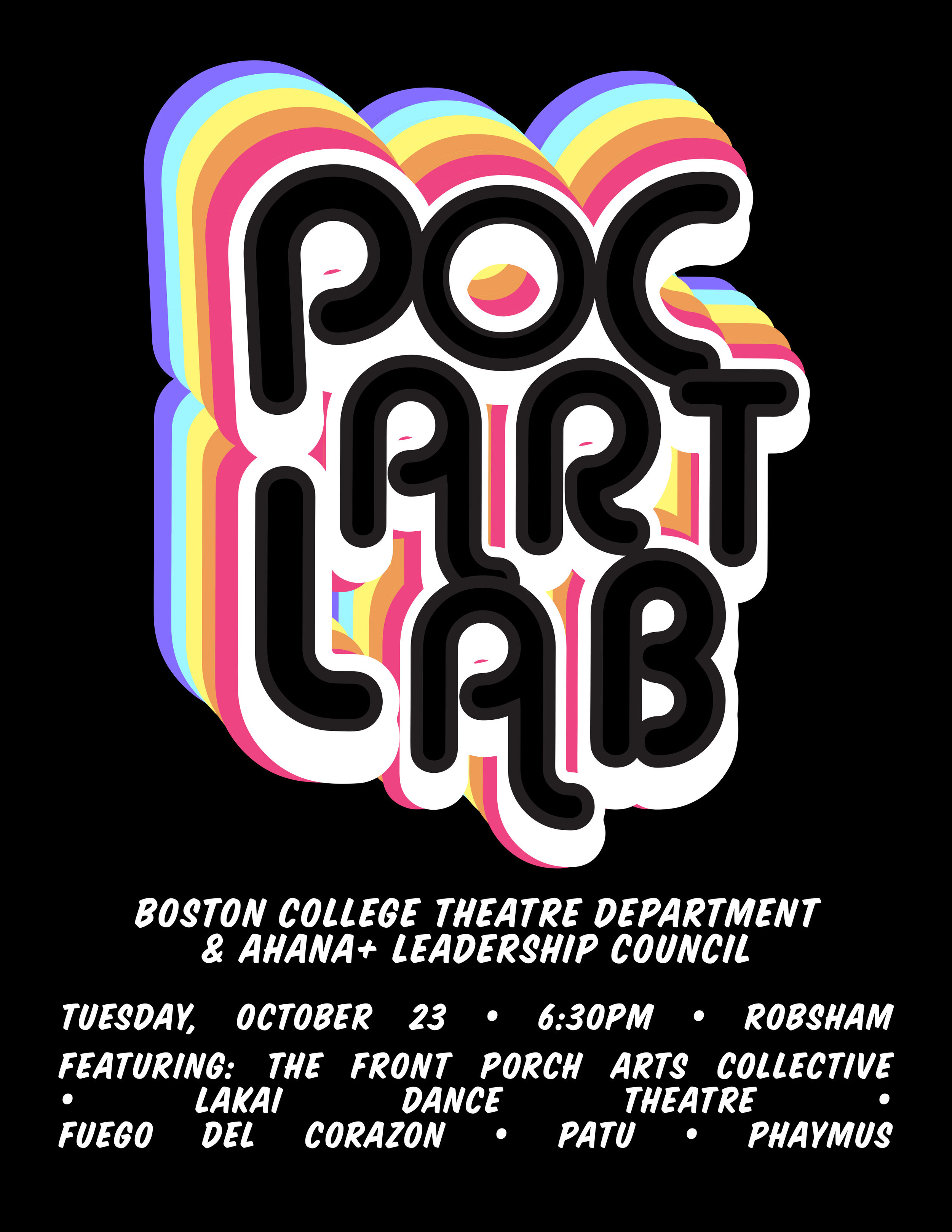  POC Art Lab  Event Poster 2018 